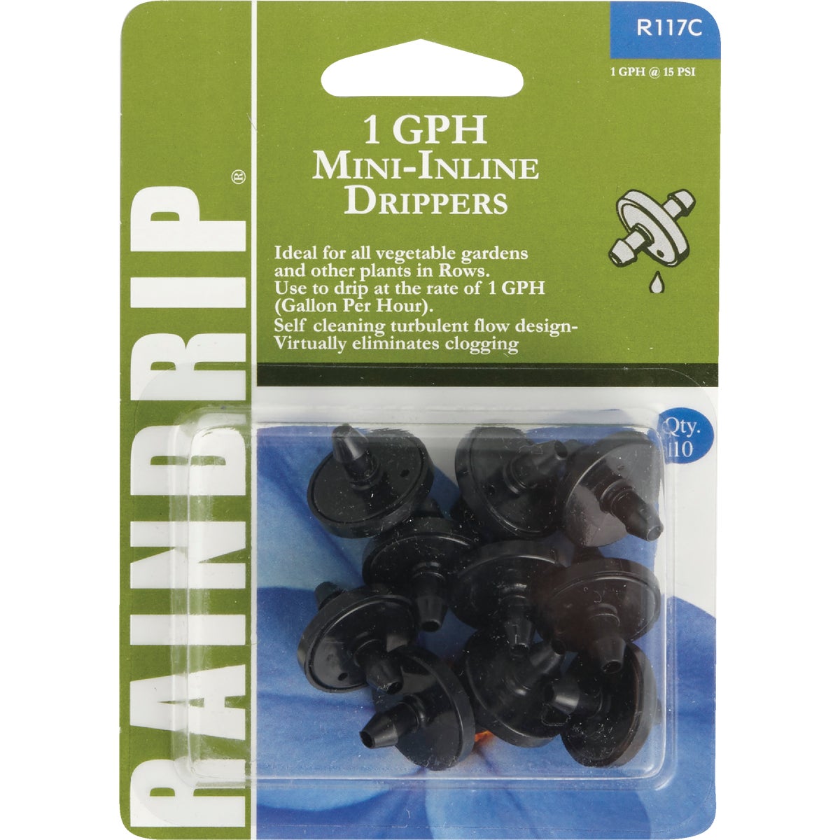 1 GPH MINI DRIPPER - R117CT by Raindrip Inc