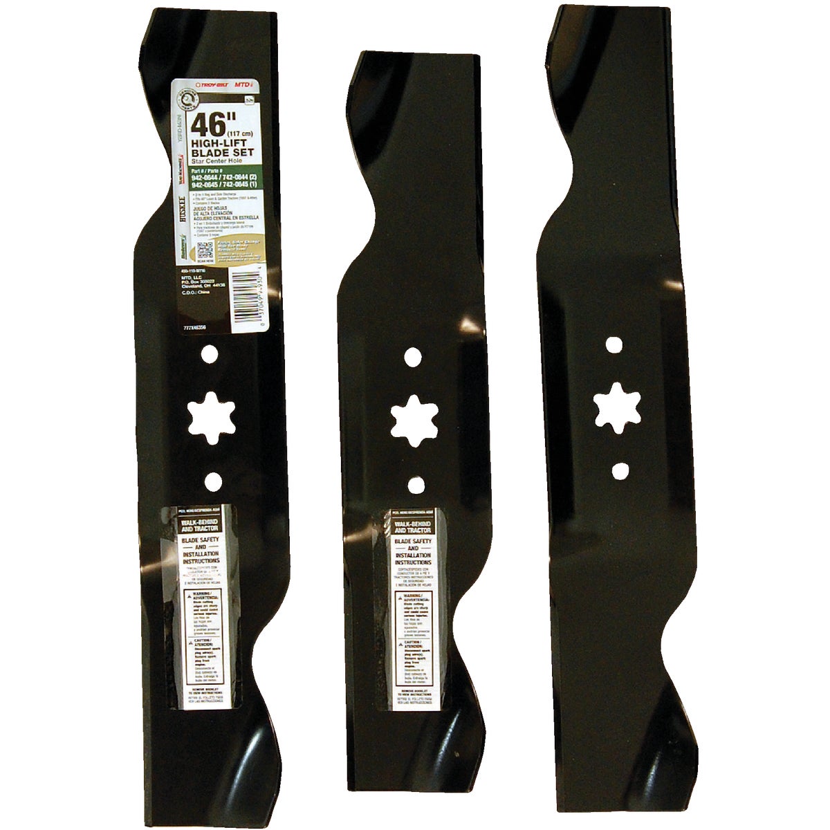46" DECK MTD 3 BLADE KIT - OEM-753-0675 by Arnold Corp