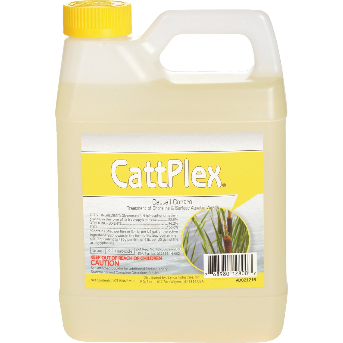 1QT CATPLEX WEED CONTROL - 12800 by Sanco Industries Inc