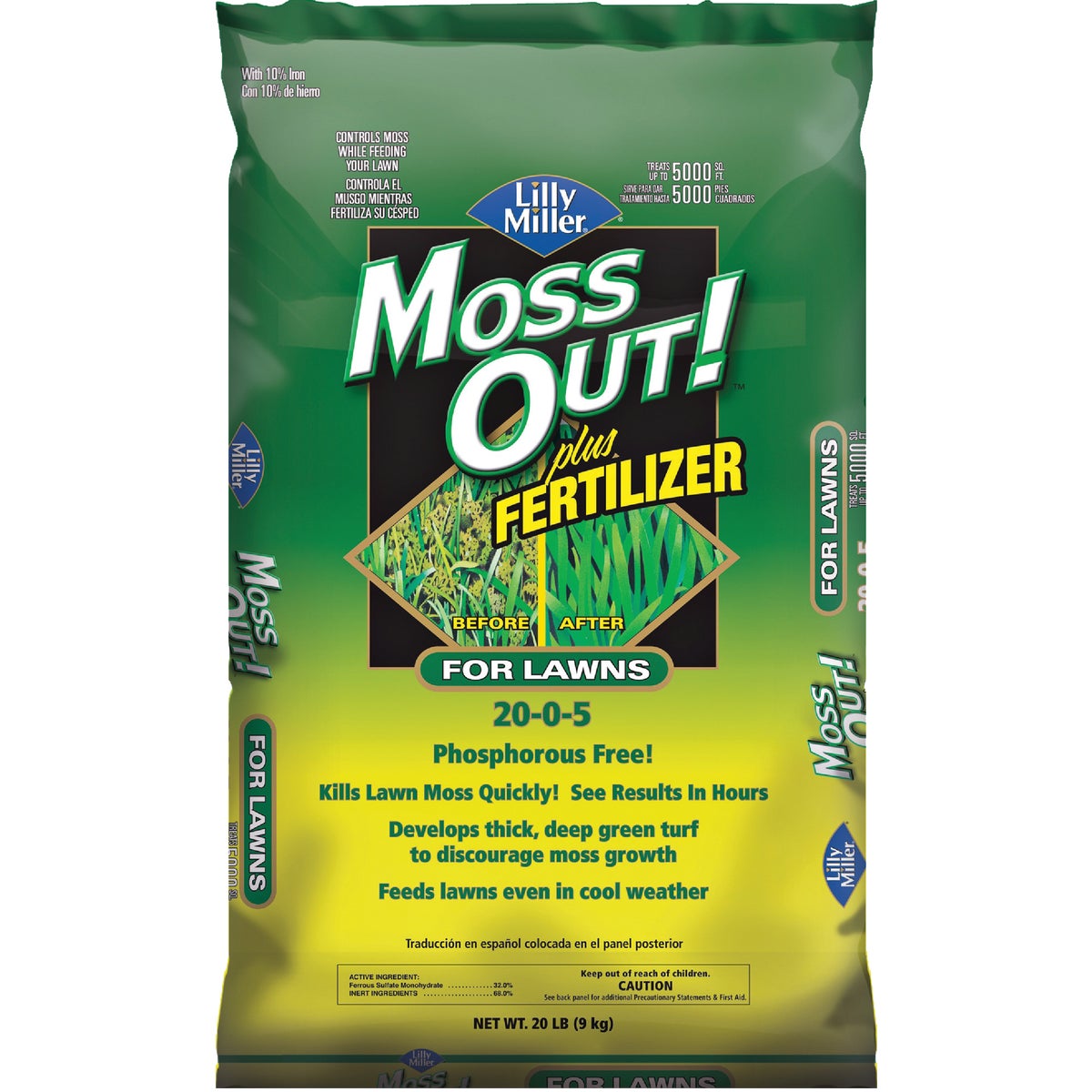 Moss Out + Fertilizer - 06601430 by Excel Marketing