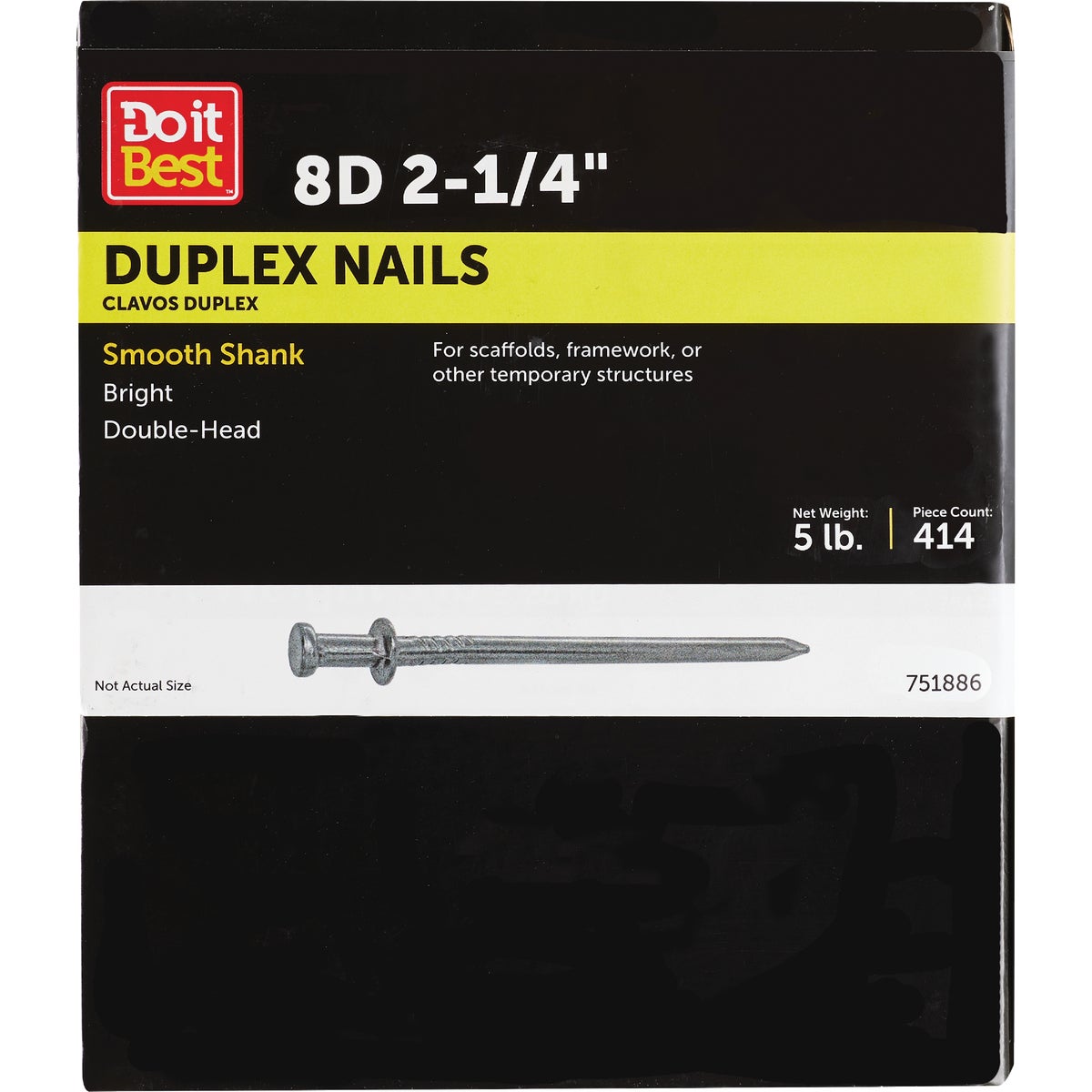 5LB 8D BRT DUPLEX NAIL - 751886 by Primesource