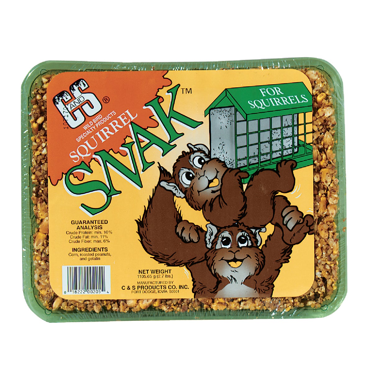 SQUIRREL SNAK CAKE - 06205 by C & S Products Inc