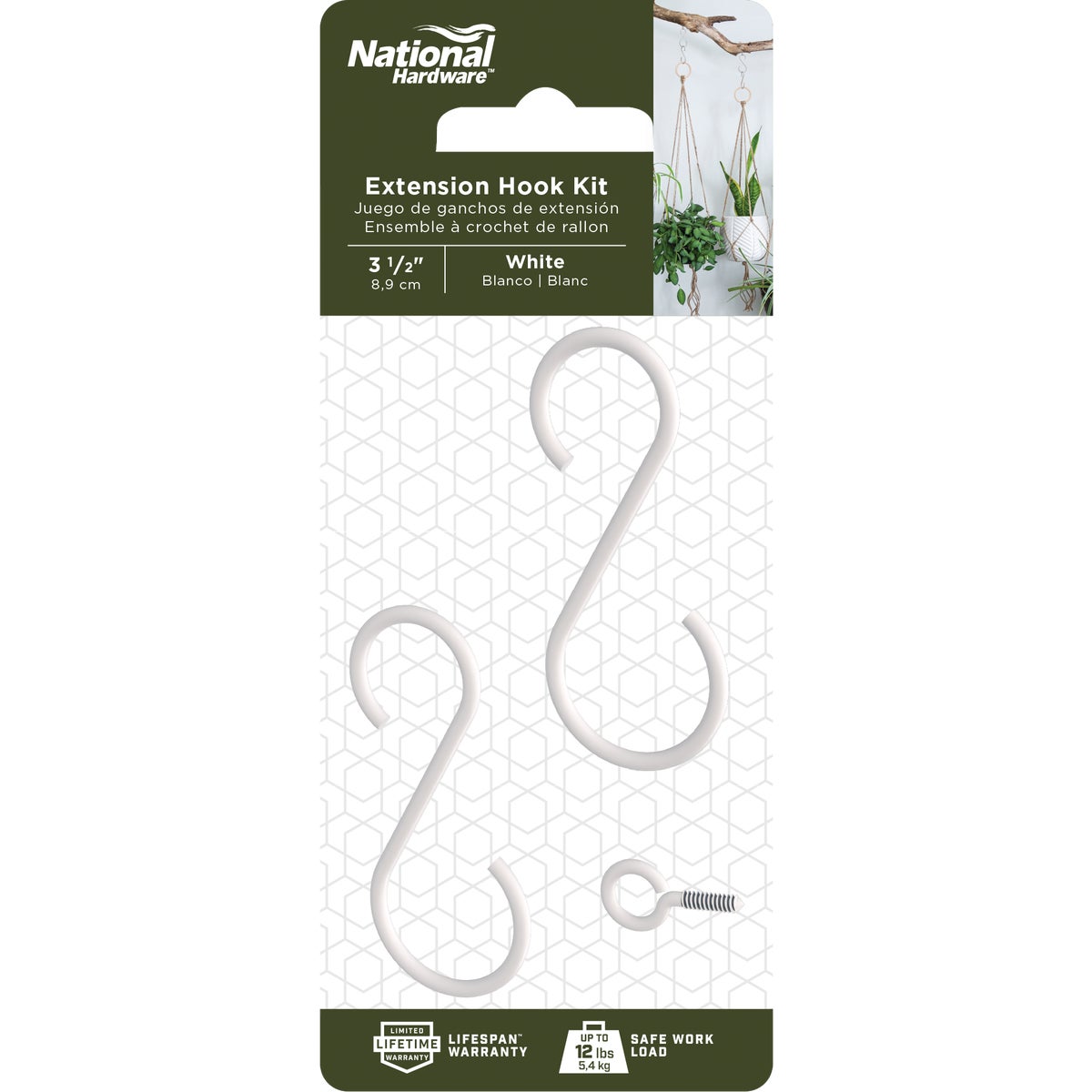 WHT WIRE EXTENDER HOOKS - 275-131 by National Mfg Co