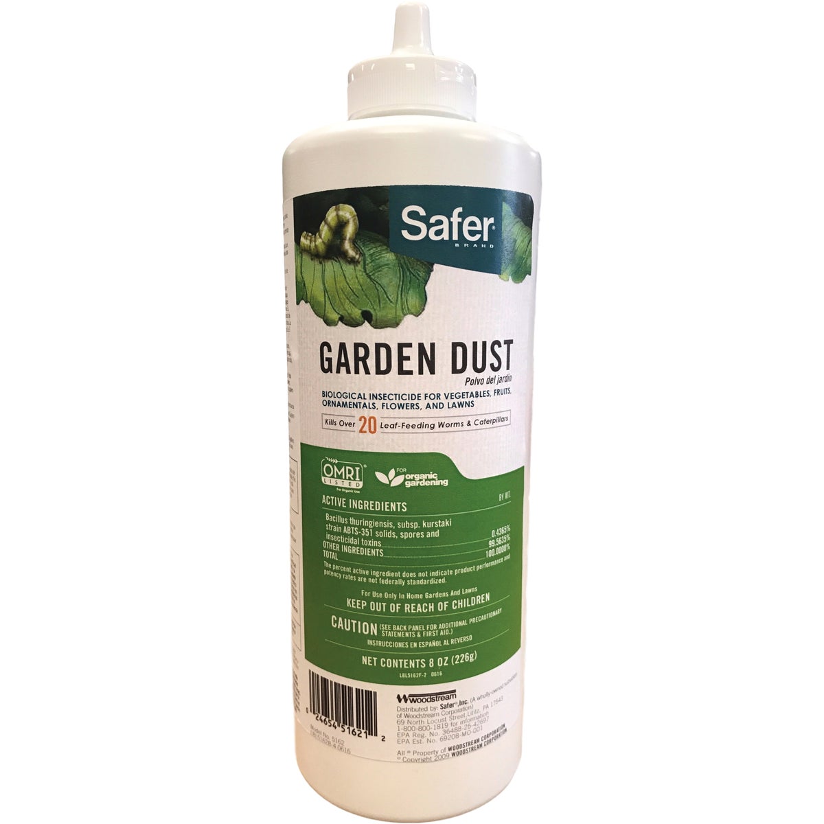 8OZ SAFER GARDEN DUST - 5162 by Woodstream Corp