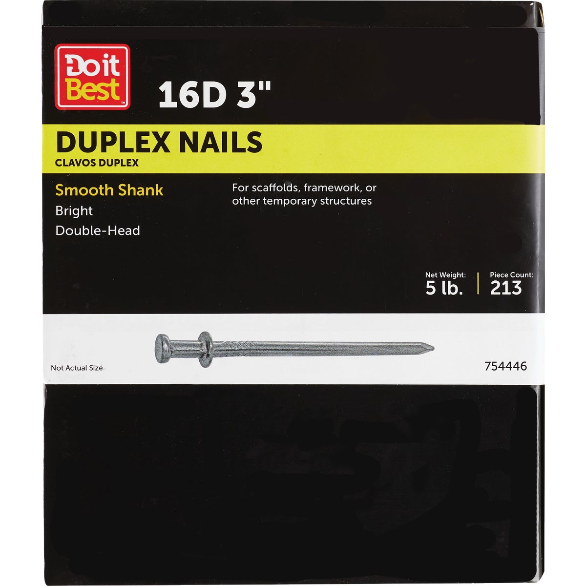 5LB 16D BRT DUPLEX NAIL - 754446 by Primesource