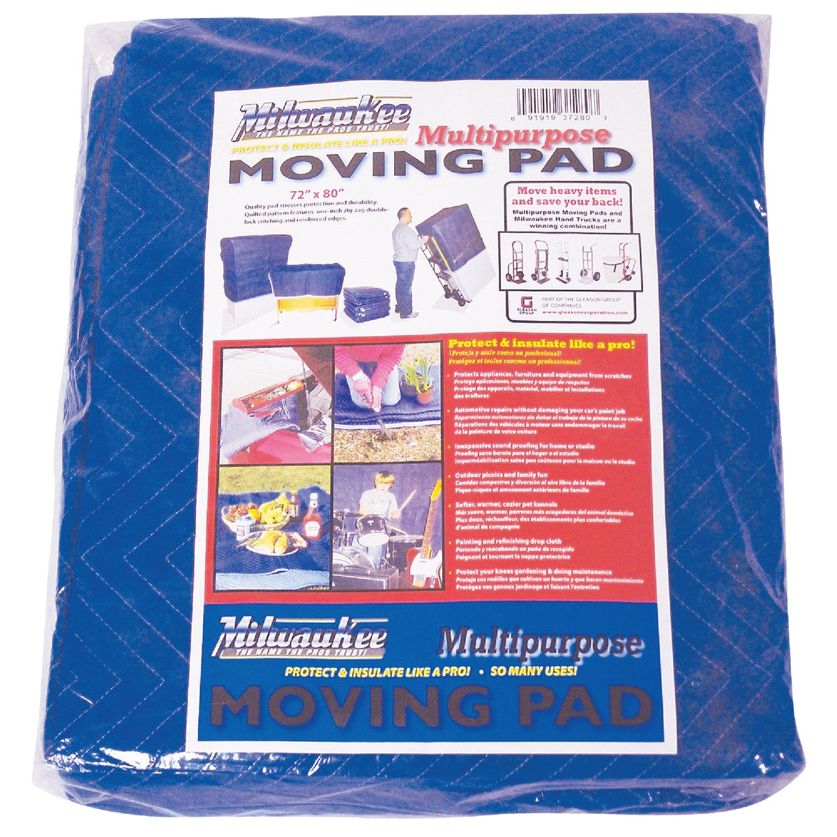 72"X80" MOVERS BLANKET - 37280 by Gleason Indust Prod