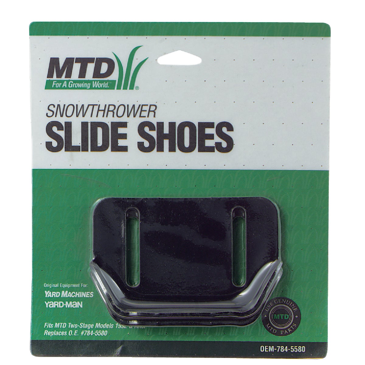 MTD SNOWTHRW SLIDE SHOES - OEM-784-5580 by Arnold Corp