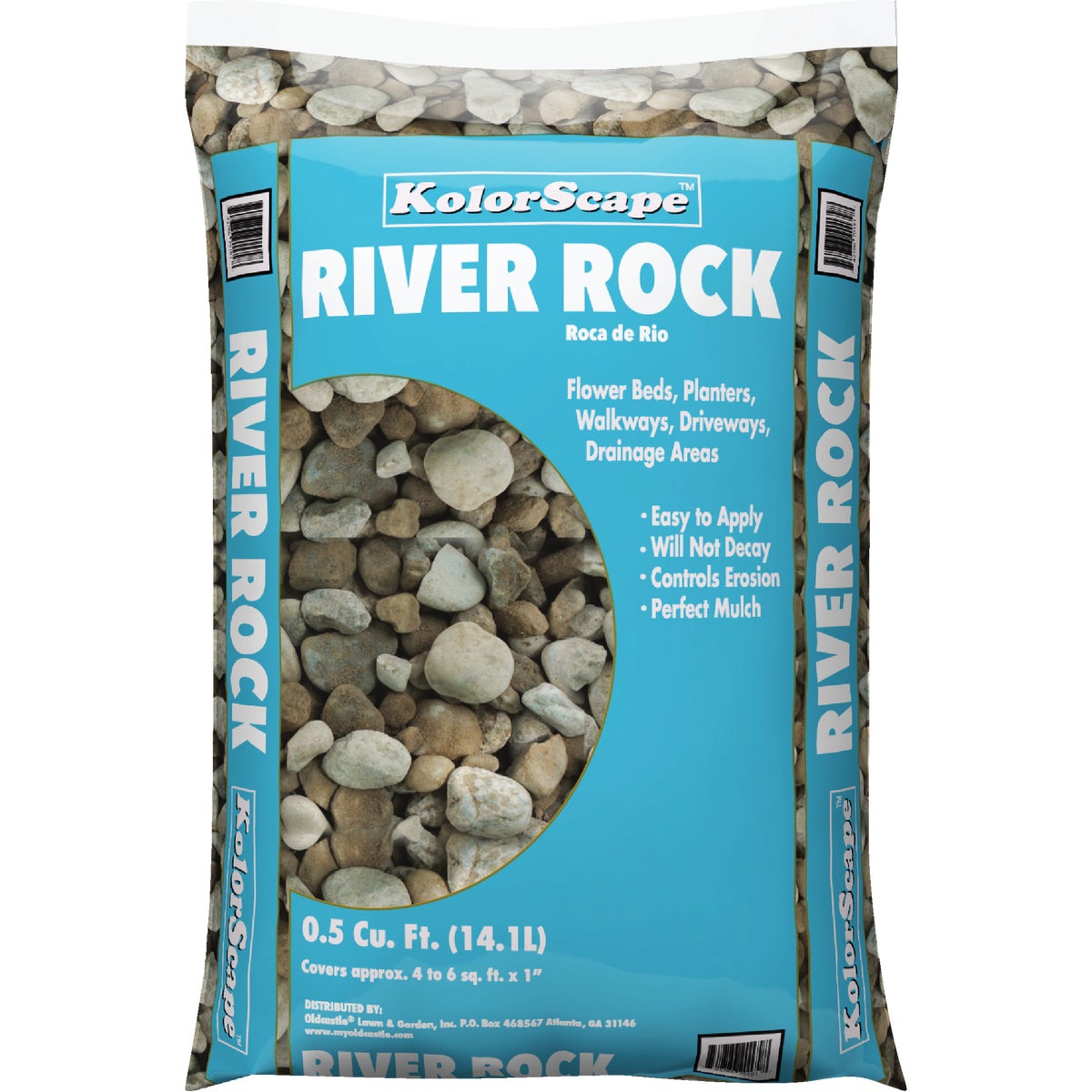 .5CF 3/4" RIVER PEBBLES - 40200110 by Old Castle Retail