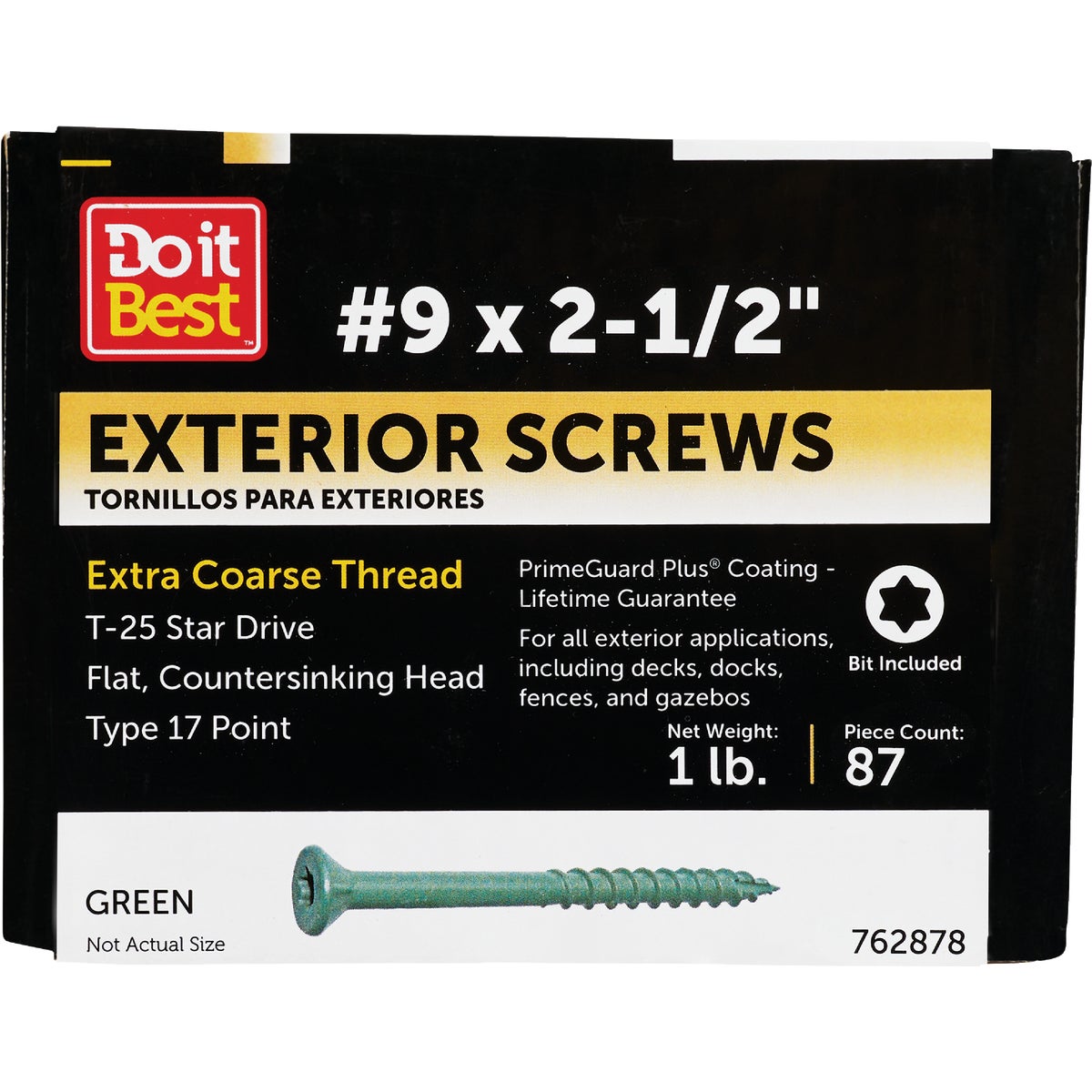 1LB 2-1/2" STAR SCREW - 762878 by Primesource