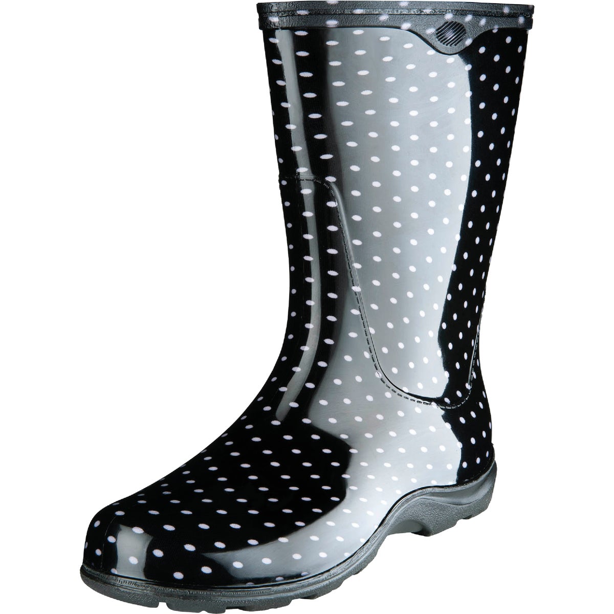 SZ 9 MID-BLACK TALLBOOT - 5002BK09 by Principle Plastics