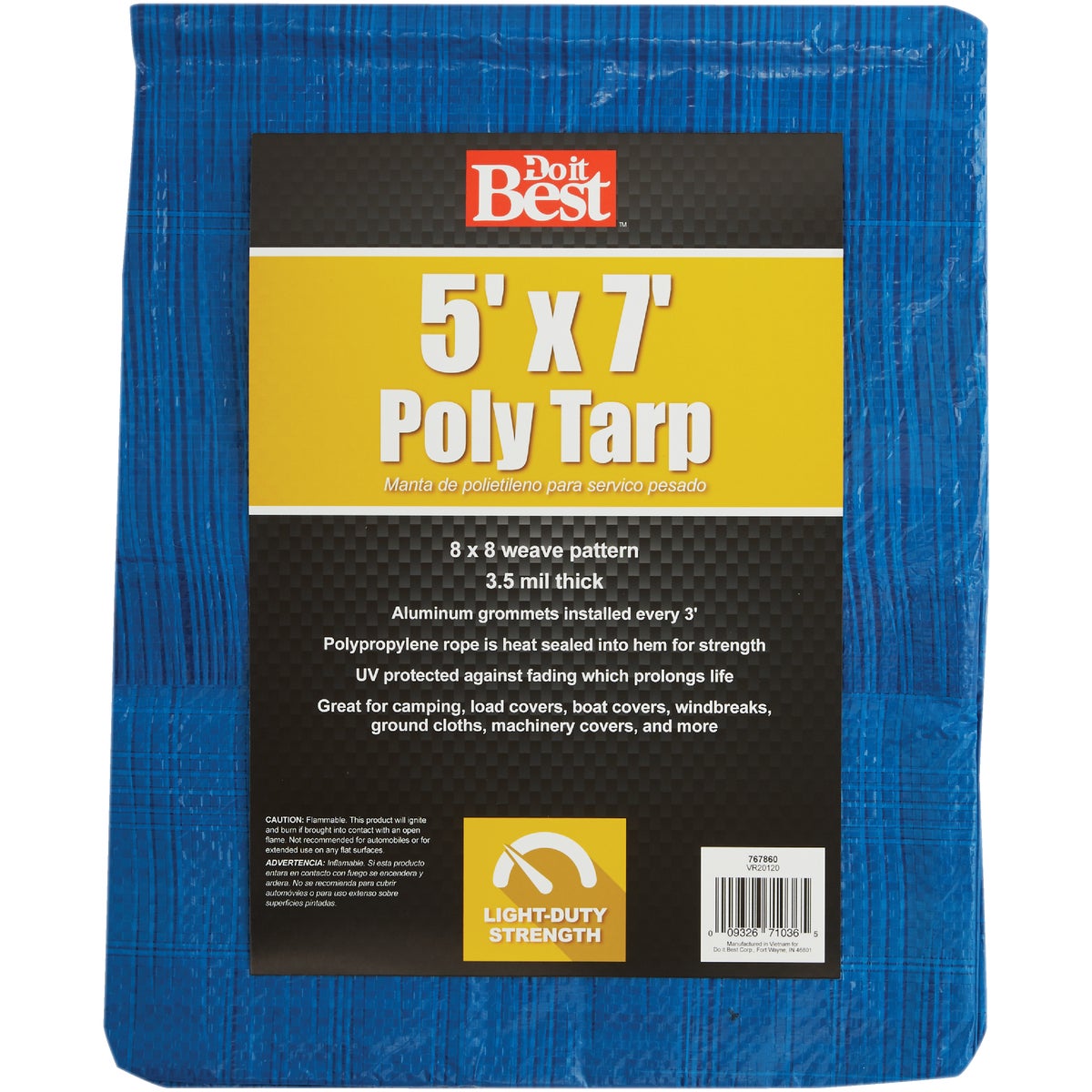 5X7 BLUE AP TARP - 767860 by Do it Best