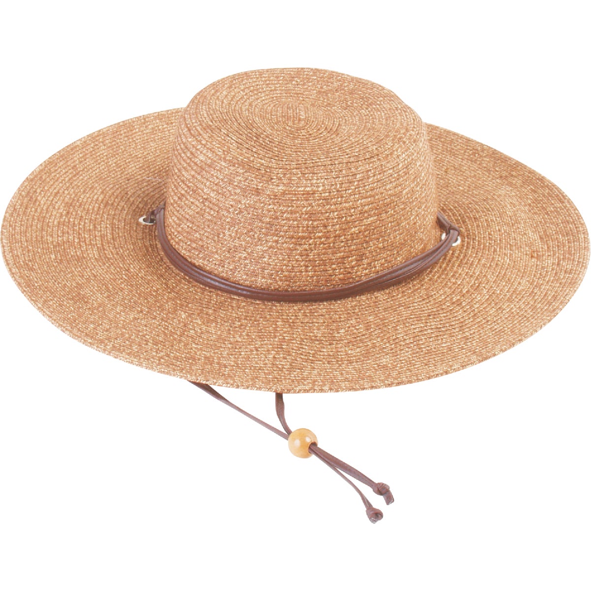 WMNS DRK BRN BRAIDED HAT - 442DB01 by Principle Plastics