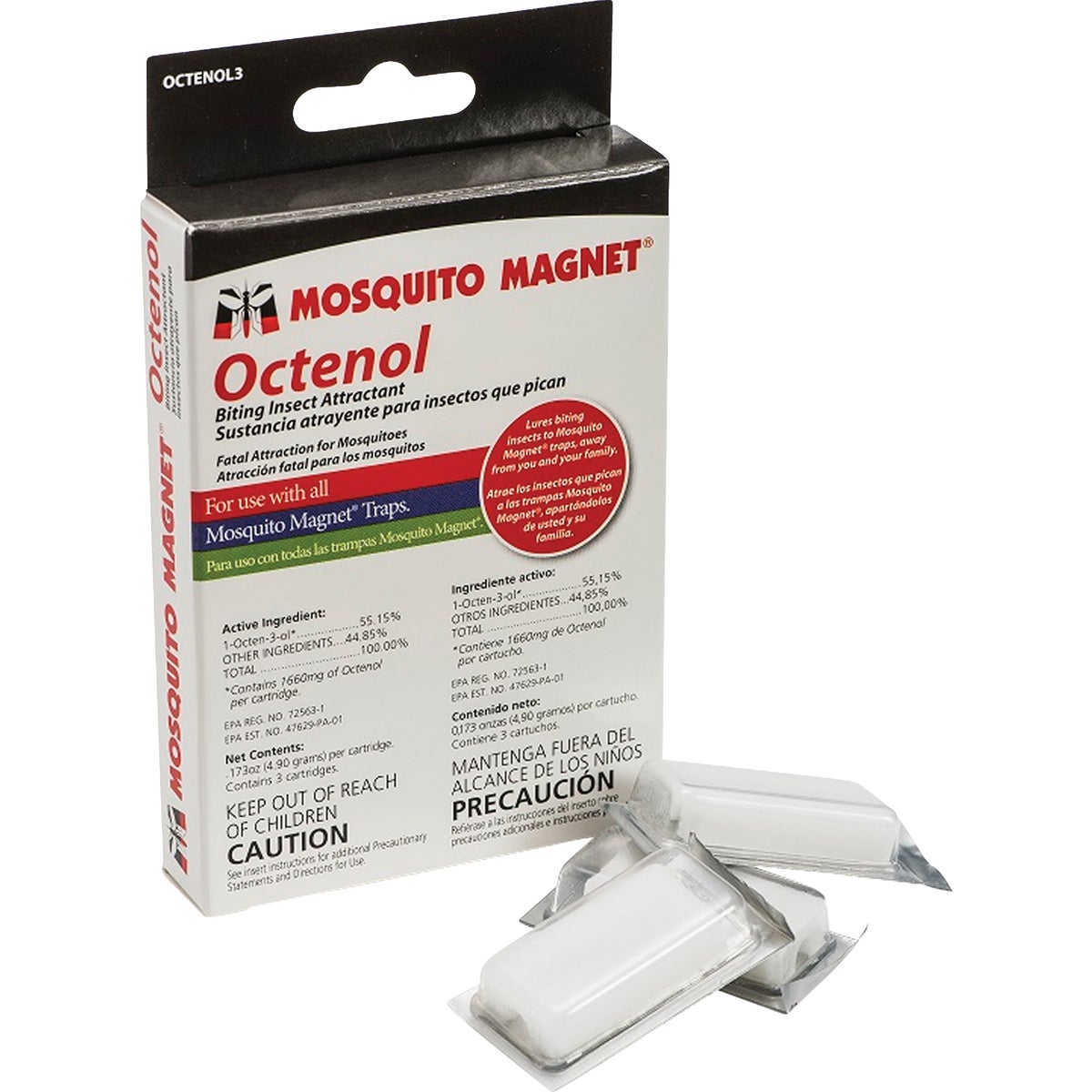 3 PACK OCTENOL CARTRIDGE - OCTENOL3 by Woodstream Corp