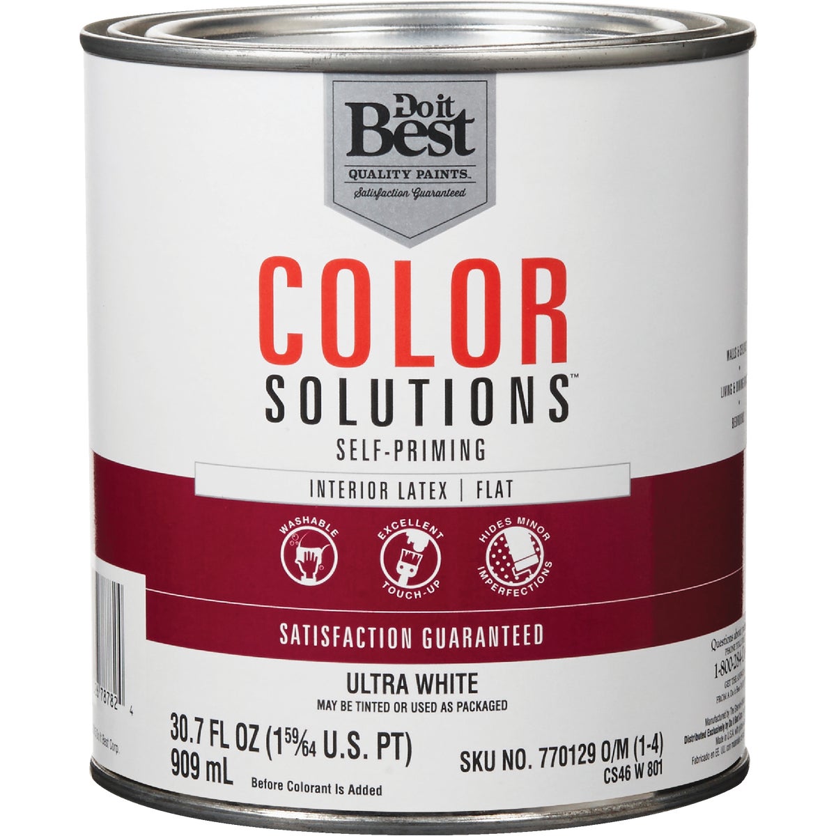 INT FLAT WHITE PAINT - CS46W0801-14 by Do it Best