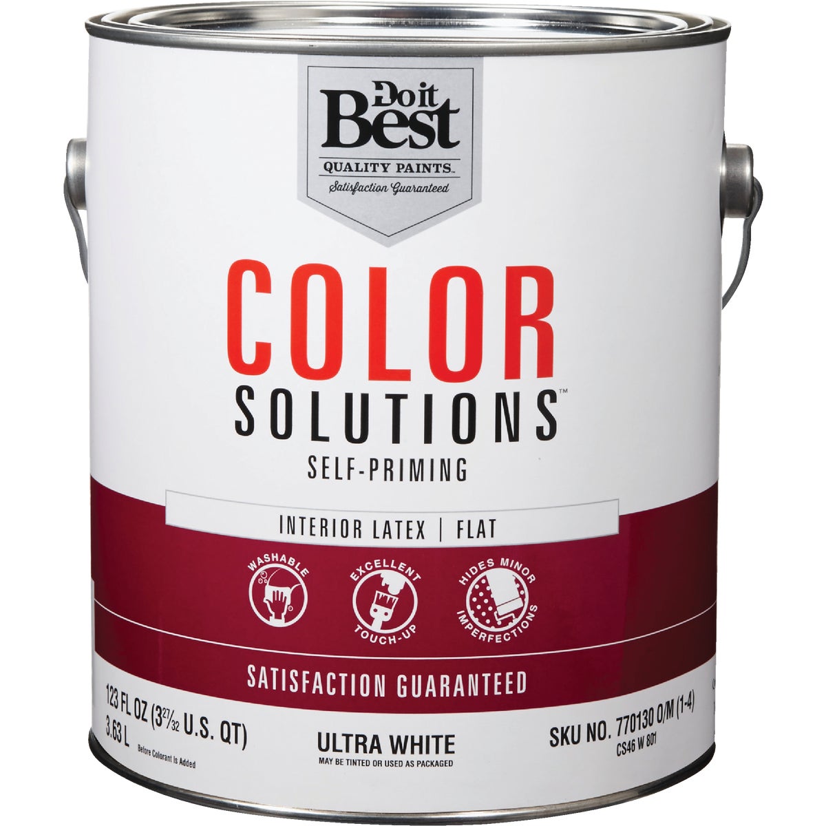 INT FLAT ULTRA WHT PAINT - CS46W0801-16 by Do it Best
