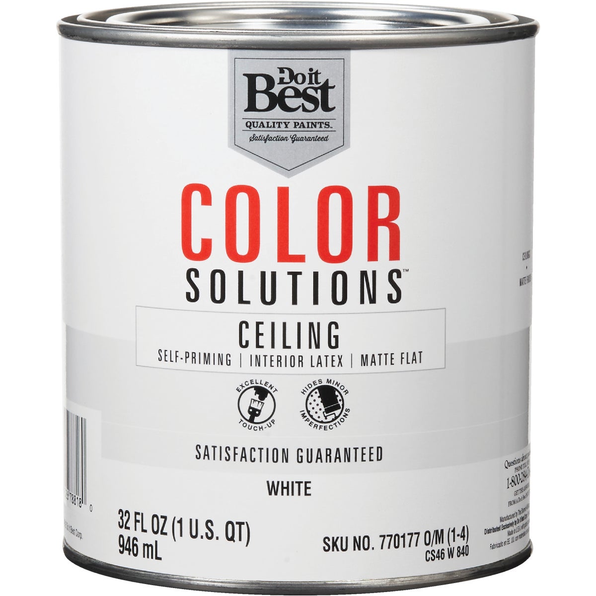 FLAT WHITE CEILING PAINT - CS46W0840-44 by Do it Best