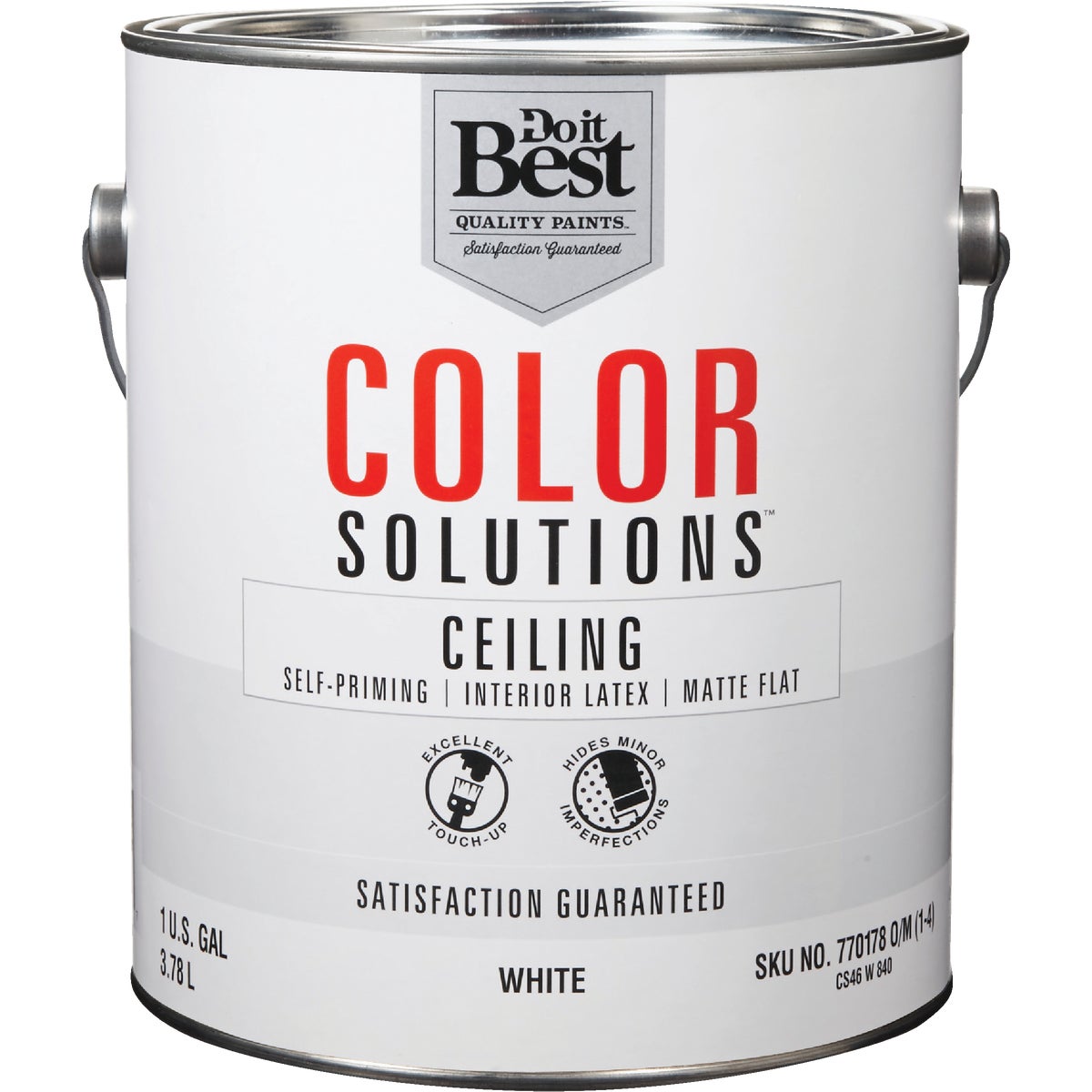 FLAT WHITE CEILING PAINT - CS46W0840-16 by Do it Best