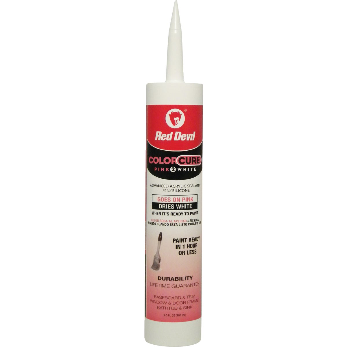 9.5OZ PNK TO WHT SEALANT - 0576 by Red Devil