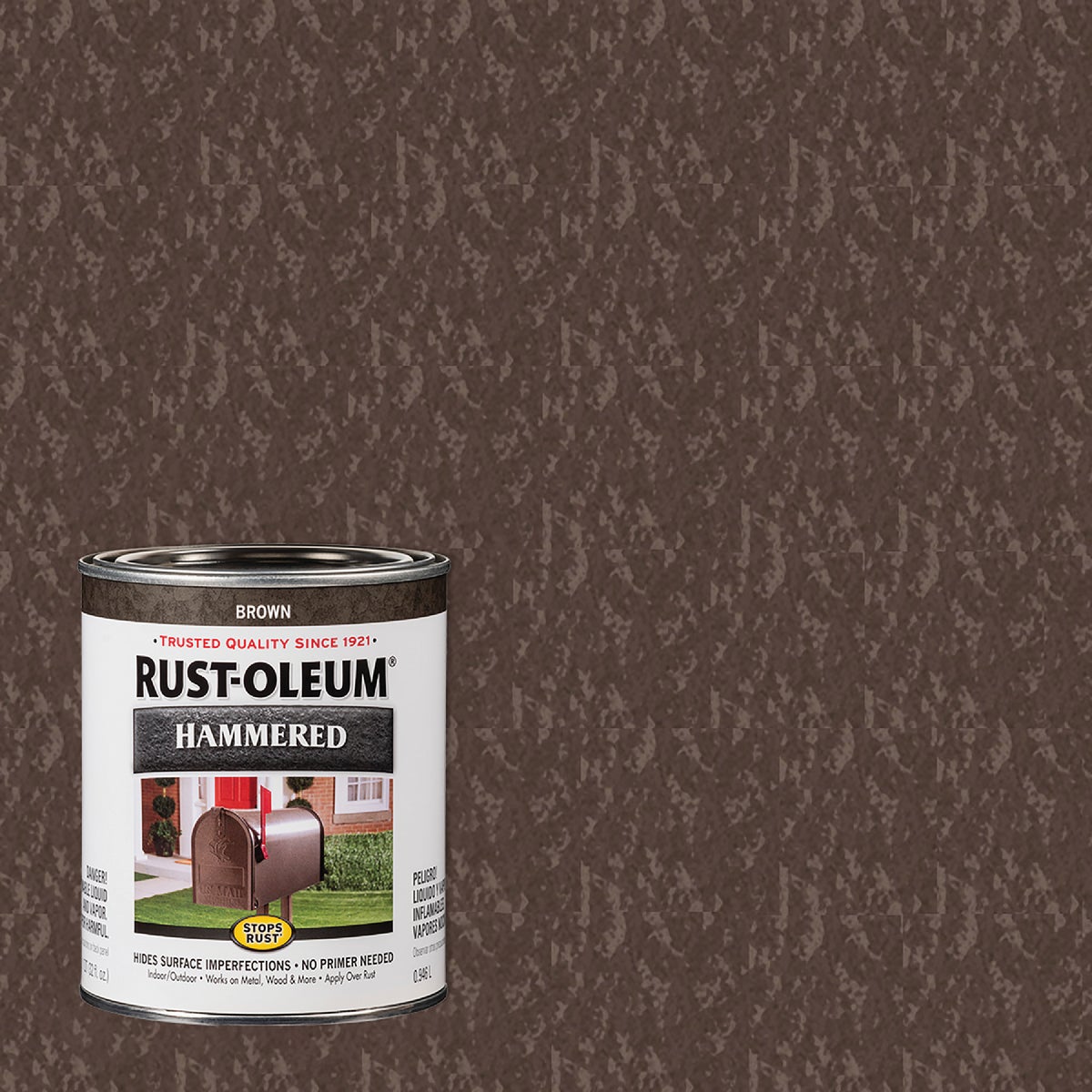 BROWN HAMMERED PAINT - 239073 by Rustoleum