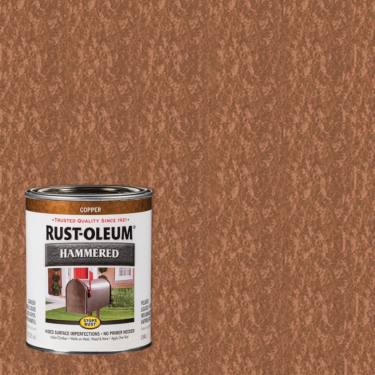 COPPER HAMMERED PAINT - 239074 by Rustoleum