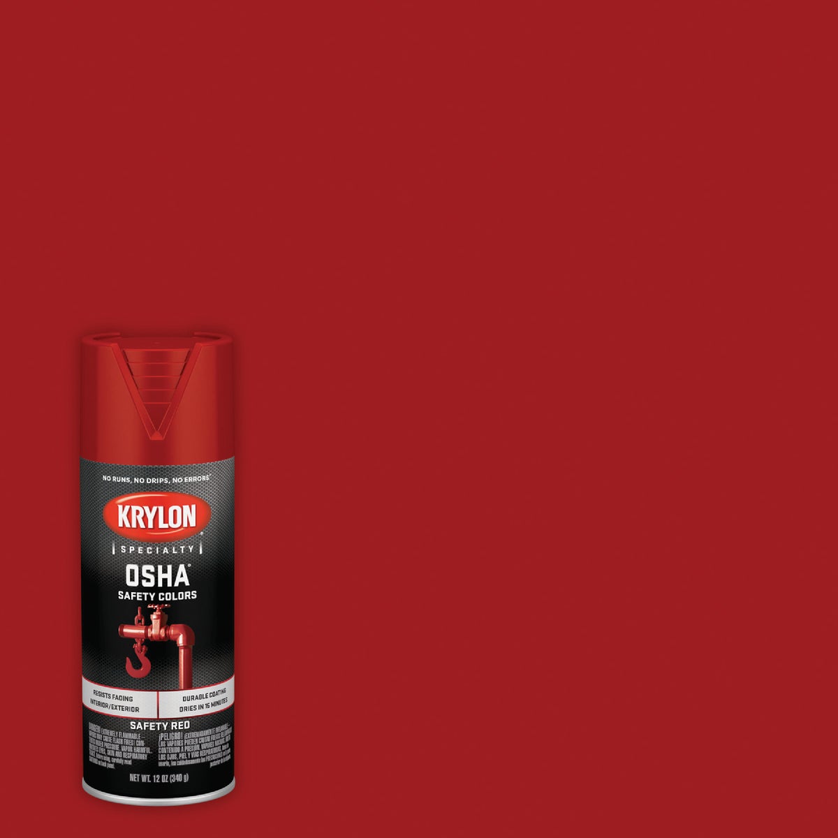 SAFETY RED SPRAY PAINT - 2116 by Krylon/consumer Div