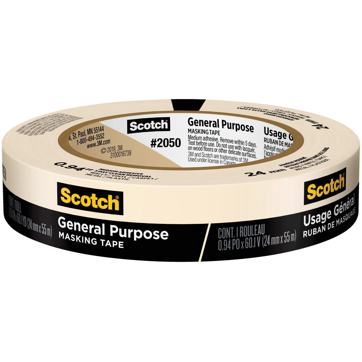 1" PAINTERS MASKING TAPE - 2050-1A by 3m Co