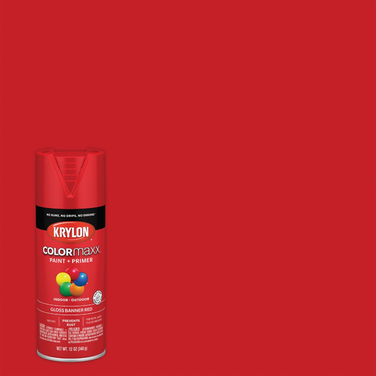 GLS BNNR RED SPRAY PAINT - 52108 by Krylon/consumer Div