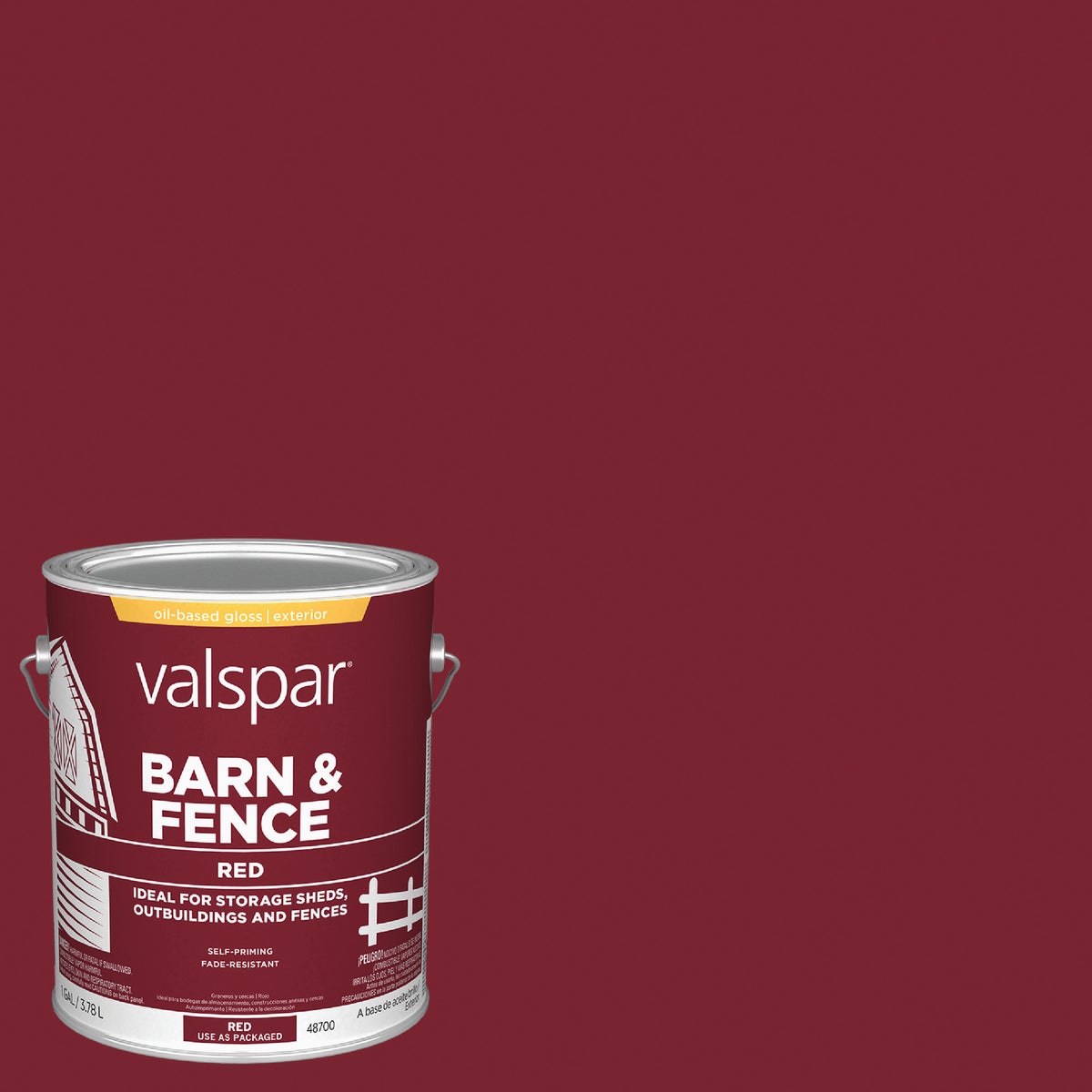 ALKYD RED BARN PAINT - 018.2121-11.007 by Valspar Corp