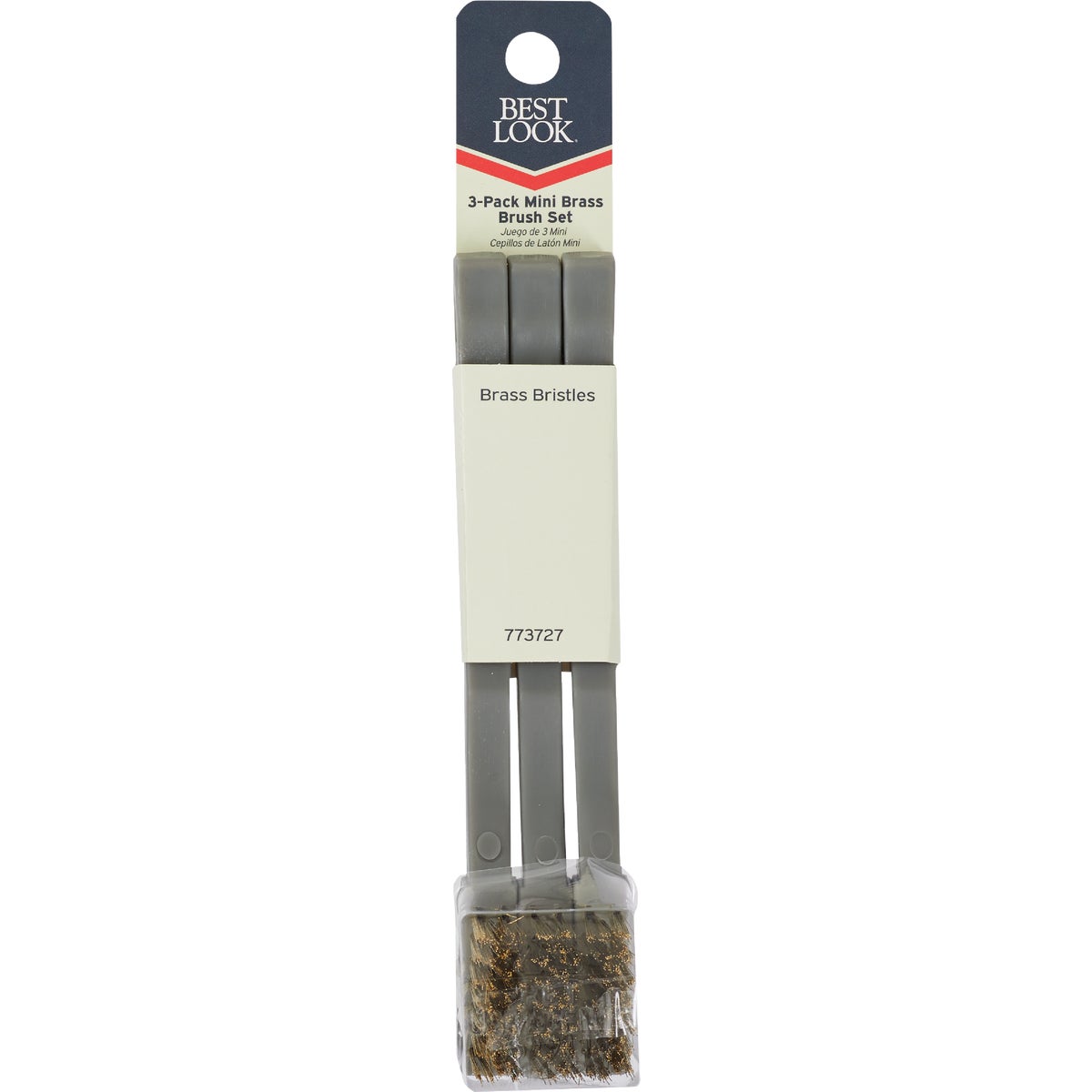 3PK MINI BRASS BRUSH - 46630 by Hyde Mfg Co