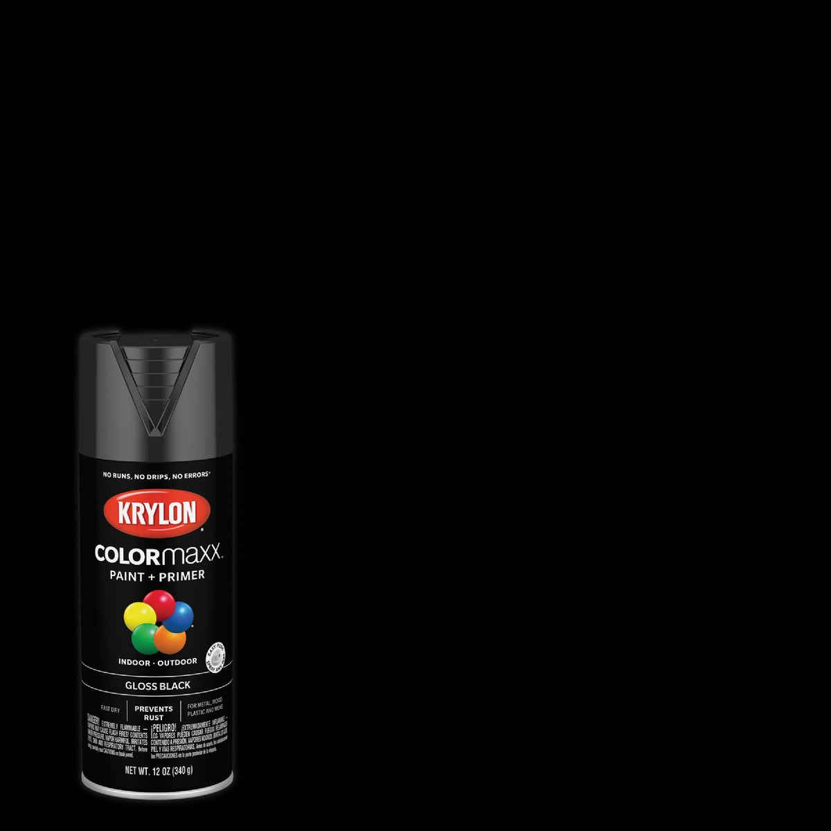 GLOSS BLACK SPRAY PAINT - 51601 by Krylon/consumer Div