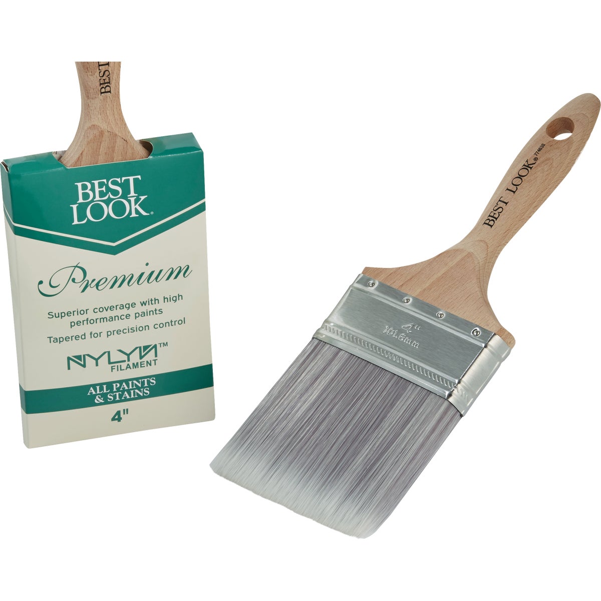 4" FLAT SELCT POLY BRUSH - 1769018 by Shur Line