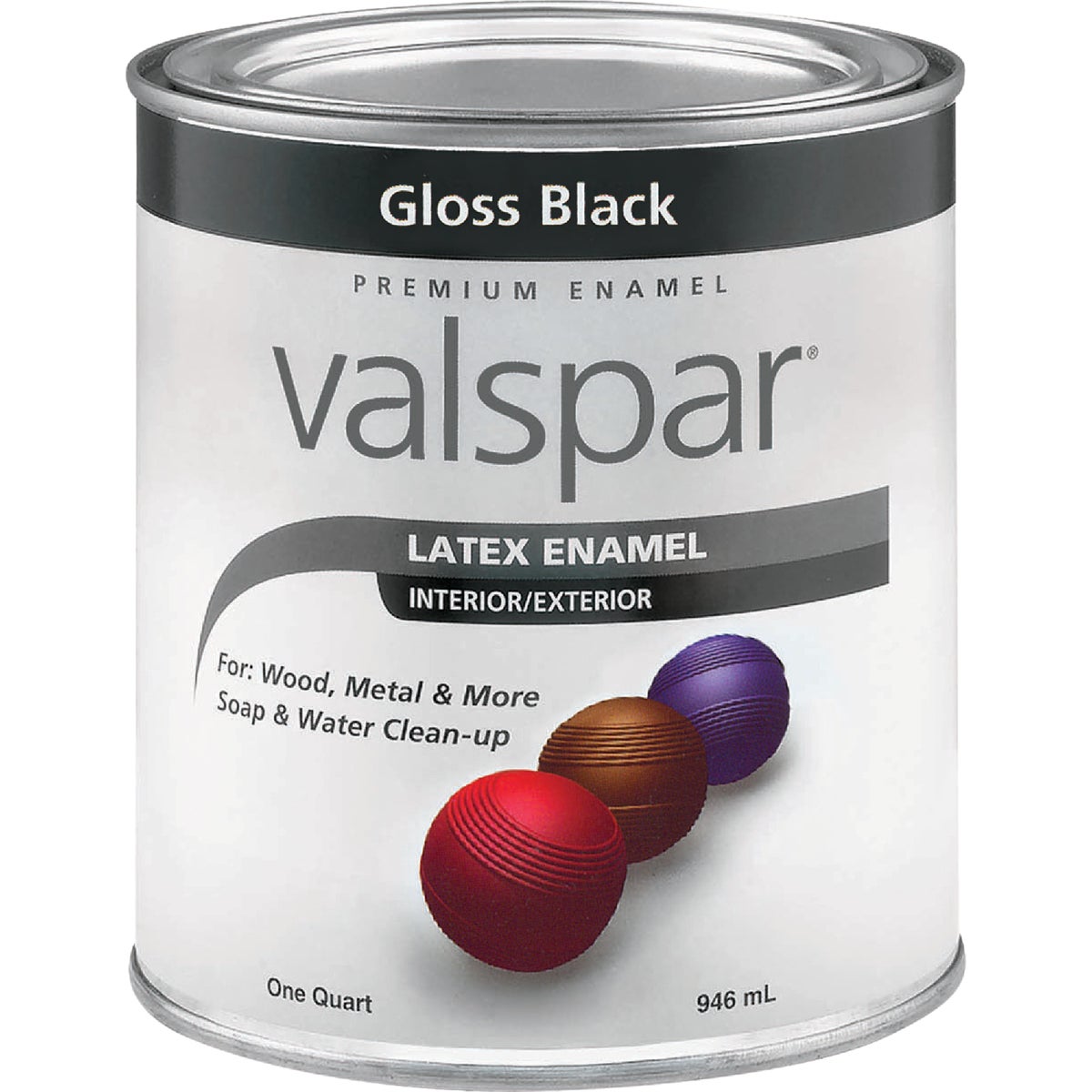 LTX GLOSS BLACK ENAMEL - 410.0065048.005 by Valspar Corp