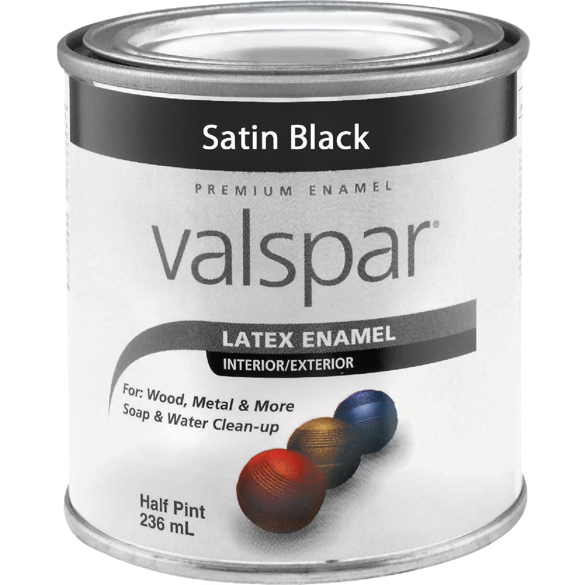 LTX SATIN BLACK ENAMEL - 410.0065049.005 by Valspar Corp