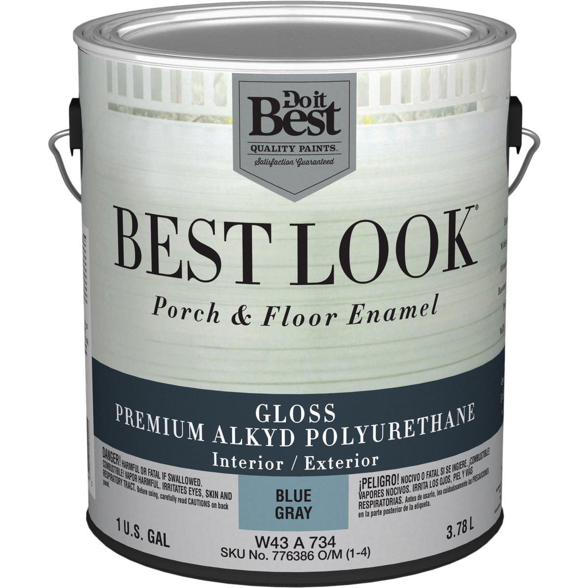 BL GRAY POLY FLOOR PAINT - W43A00734-16 by Do it Best