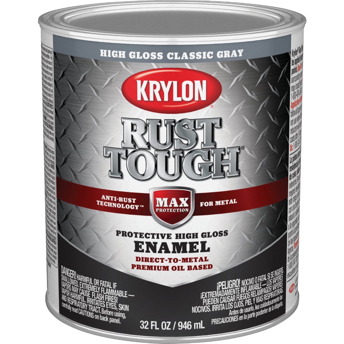 GLOSS GRAY RUST ENAMEL - 044.0021834.005 by Valspar Corp