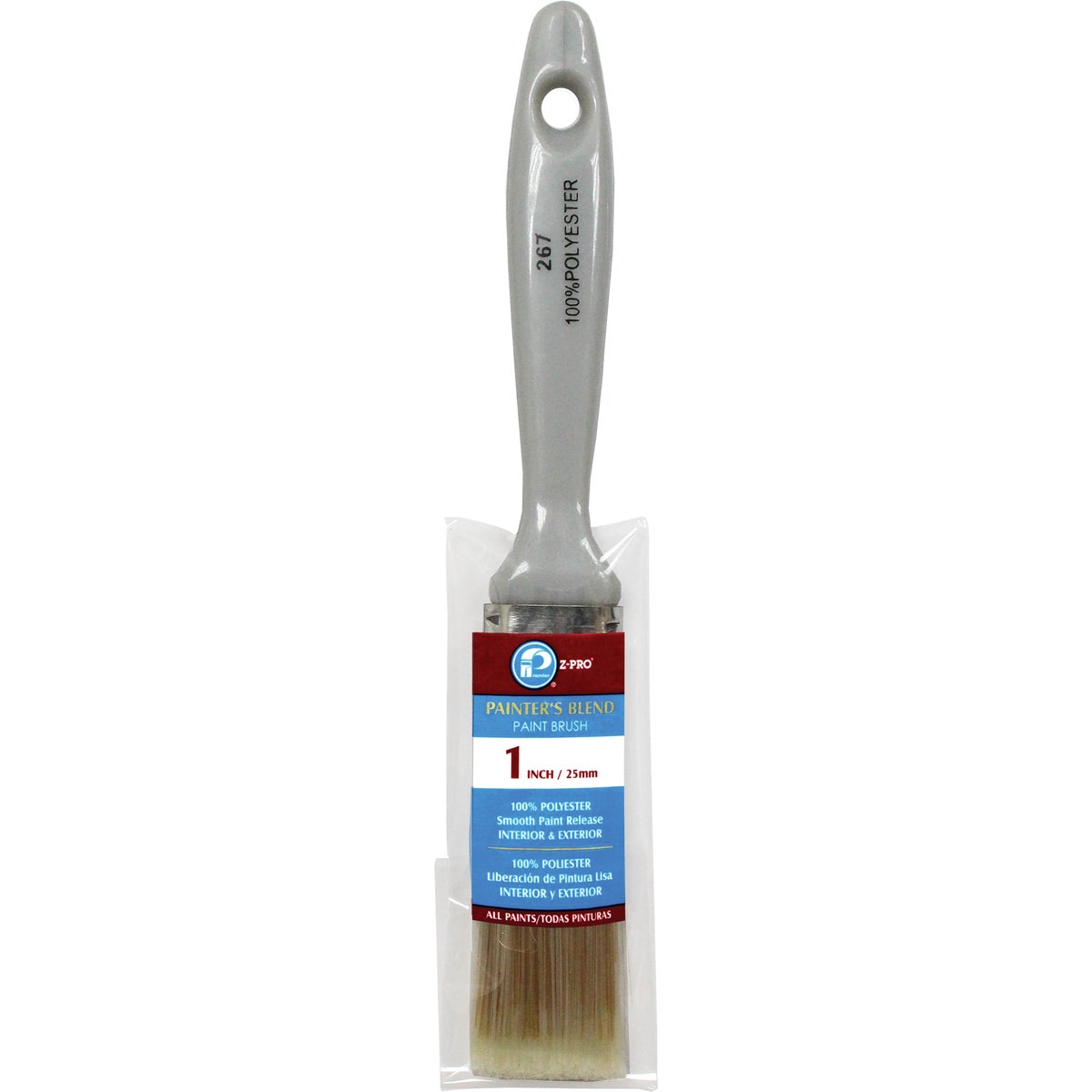 1" FLAT POLY BRUSH - 1101 by Premier Paint Roller