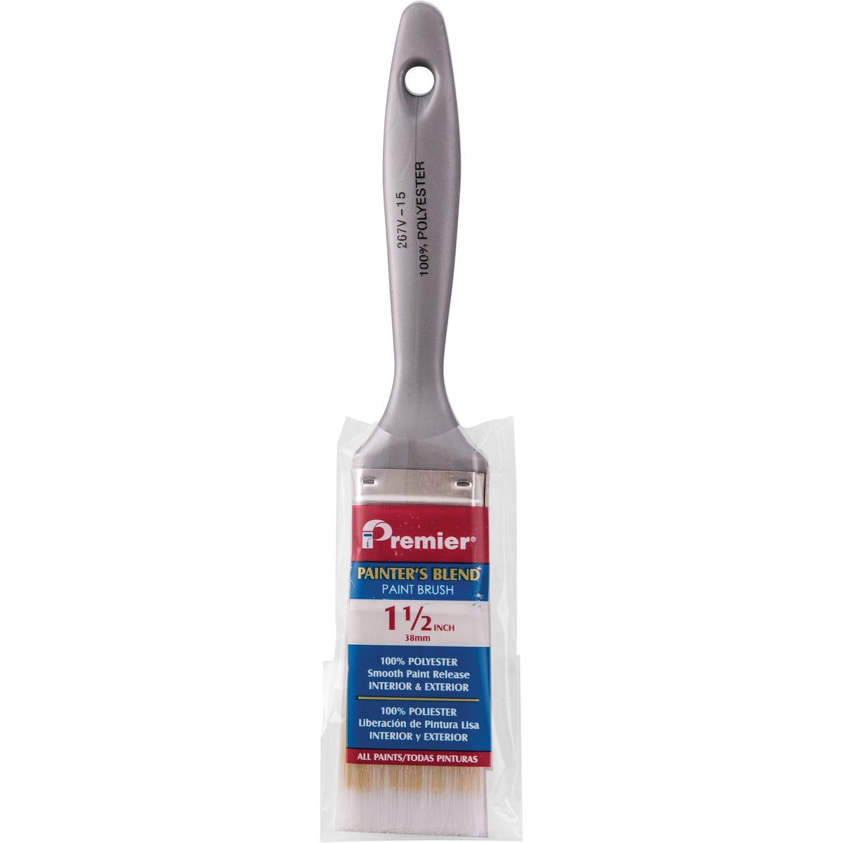 1.5" FLAT POLY BRUSH - 1102 by Premier Paint Roller