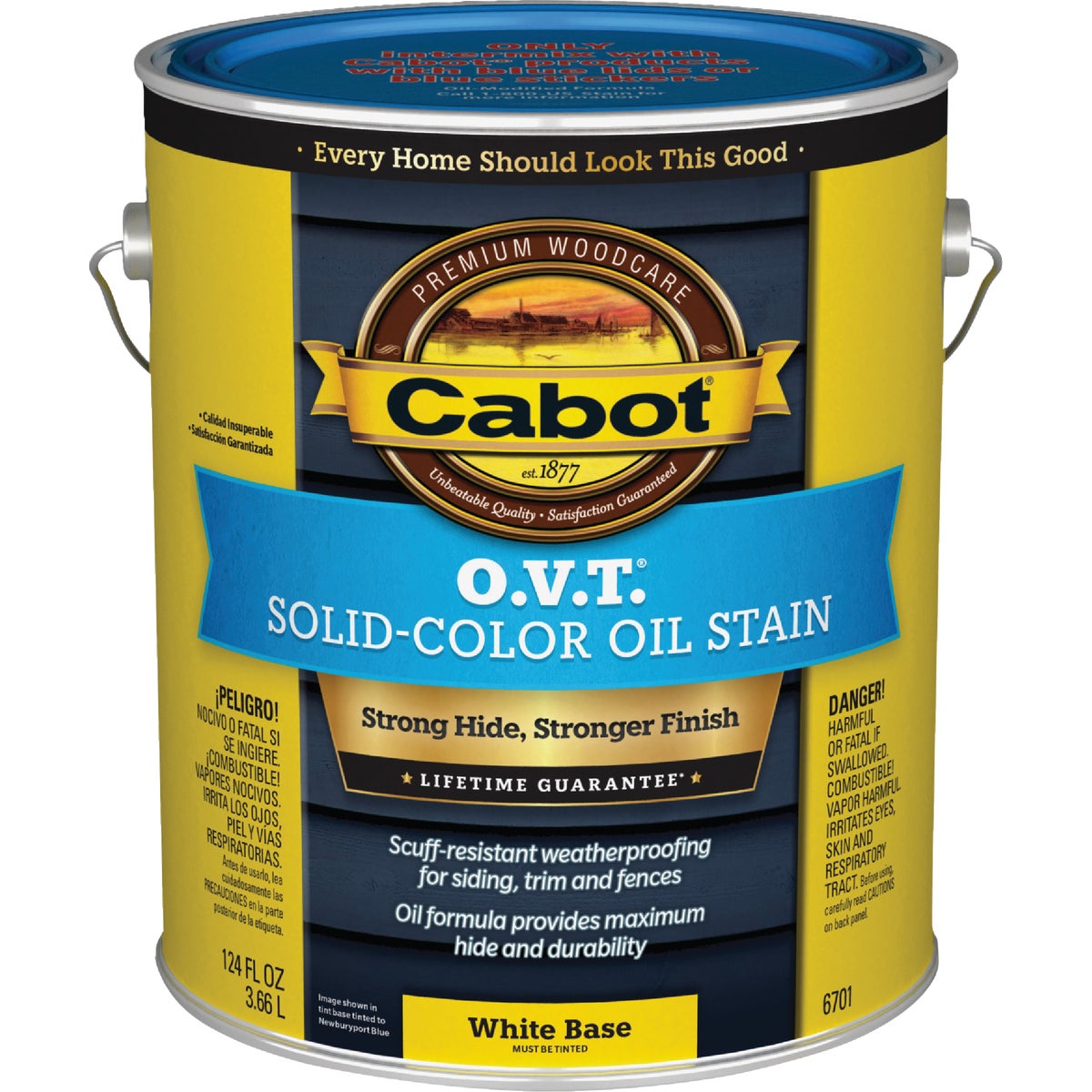 WHT BS OVT SOLID STAIN - 140.0006701.007 by Valspar Corp