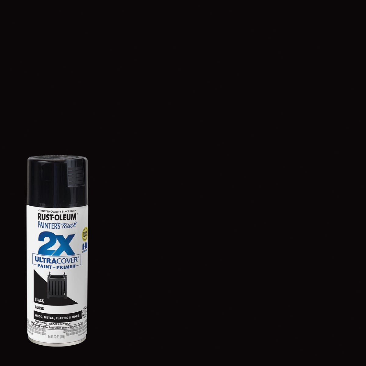 BLACK SPRAY PAINT - 249122 by Rustoleum