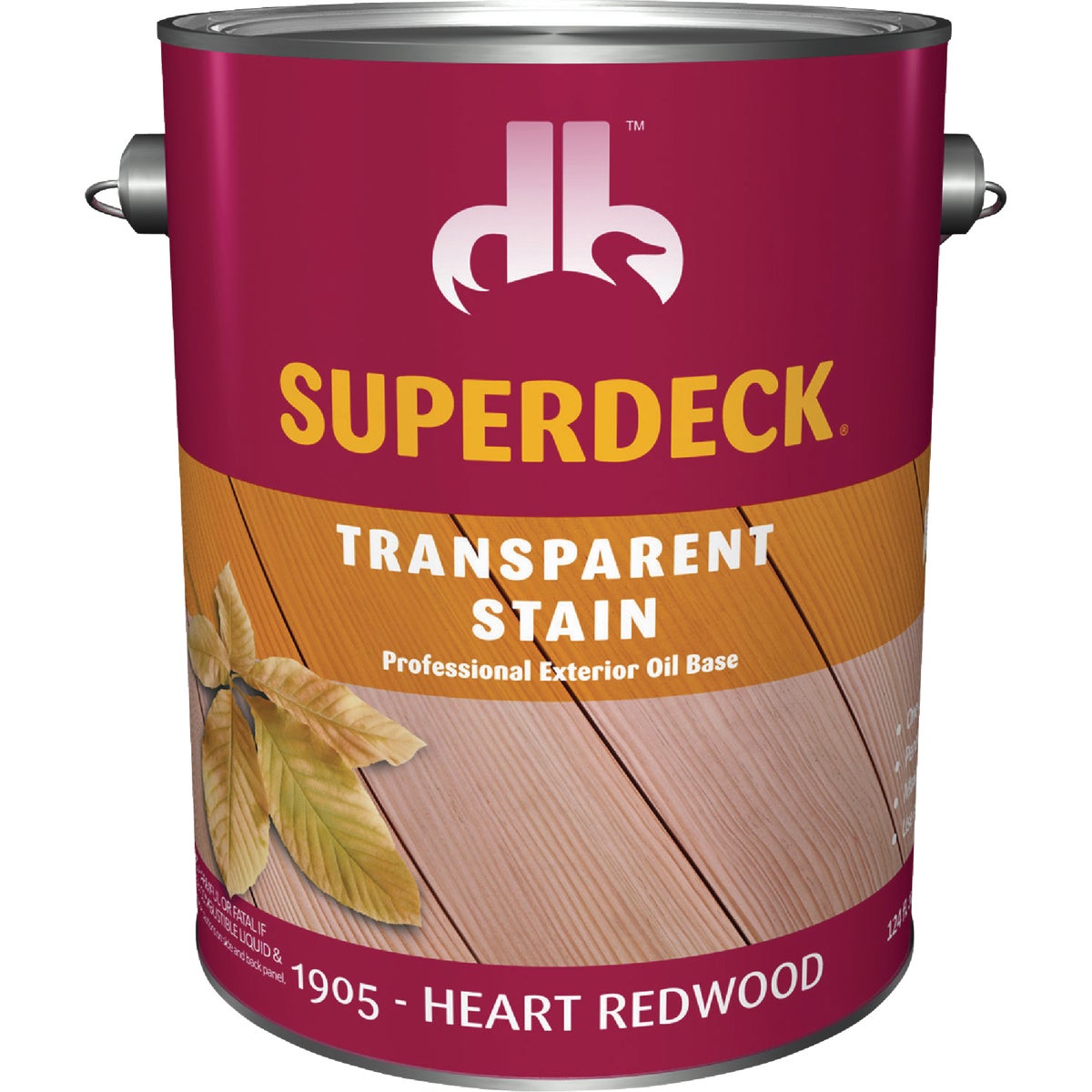 HEART REDWD TRANS STAIN - DB1905-4 by Duckback Prod