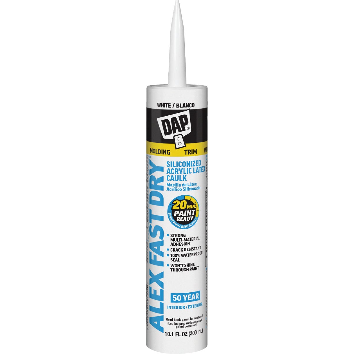 WHT ALEX FAST-DRY CAULK - 18425 by Dap Inc