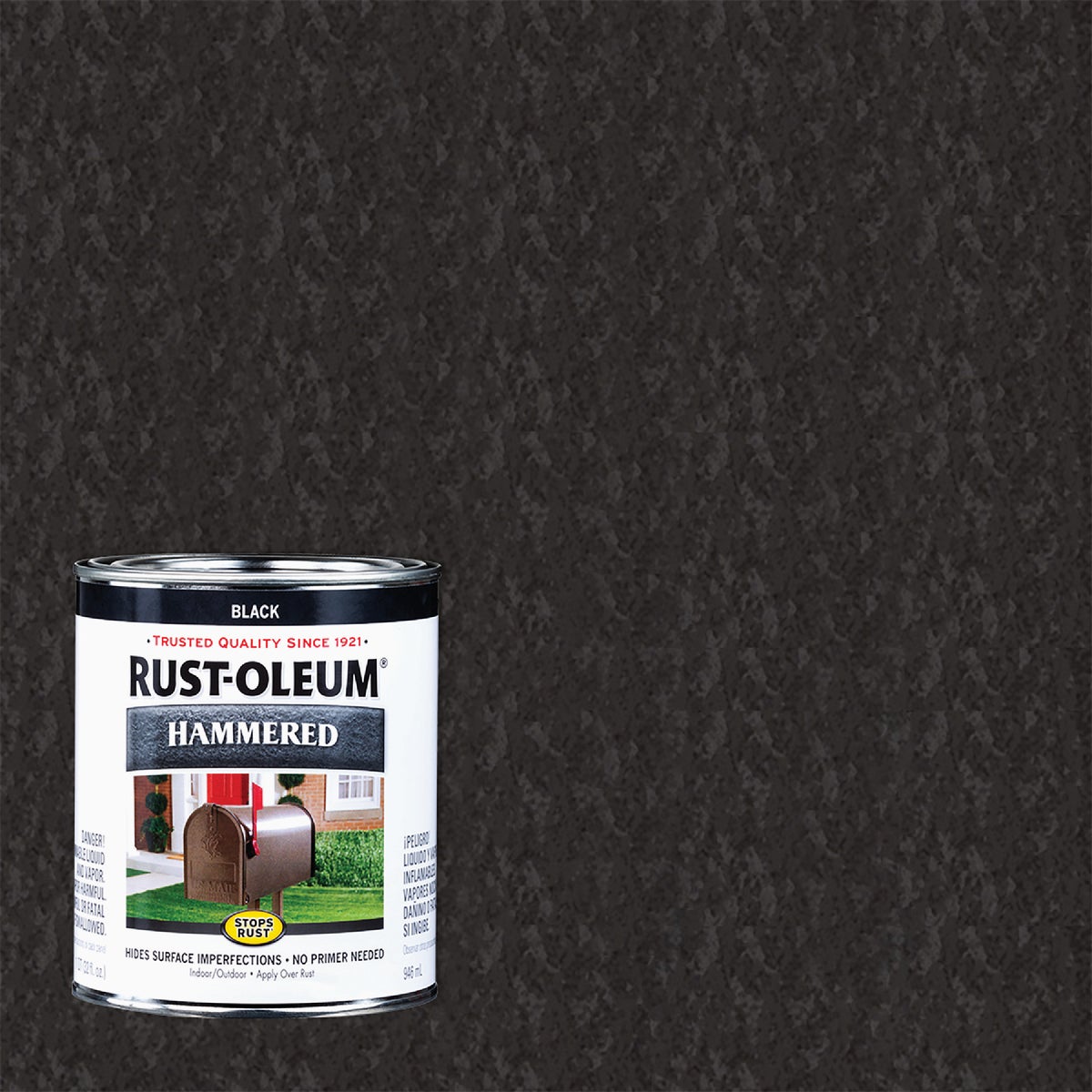 BLACK HAMMERED PAINT - 7215-502 by Rustoleum
