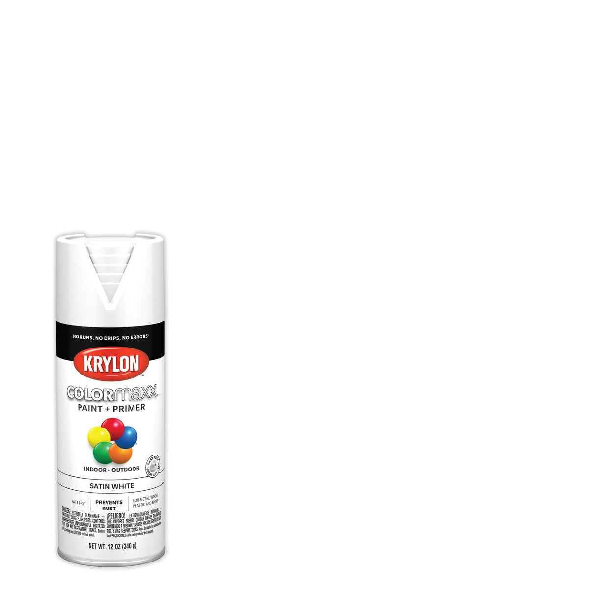 SAT WHITE SPRAY PAINT - 53564 by Krylon/consumer Div