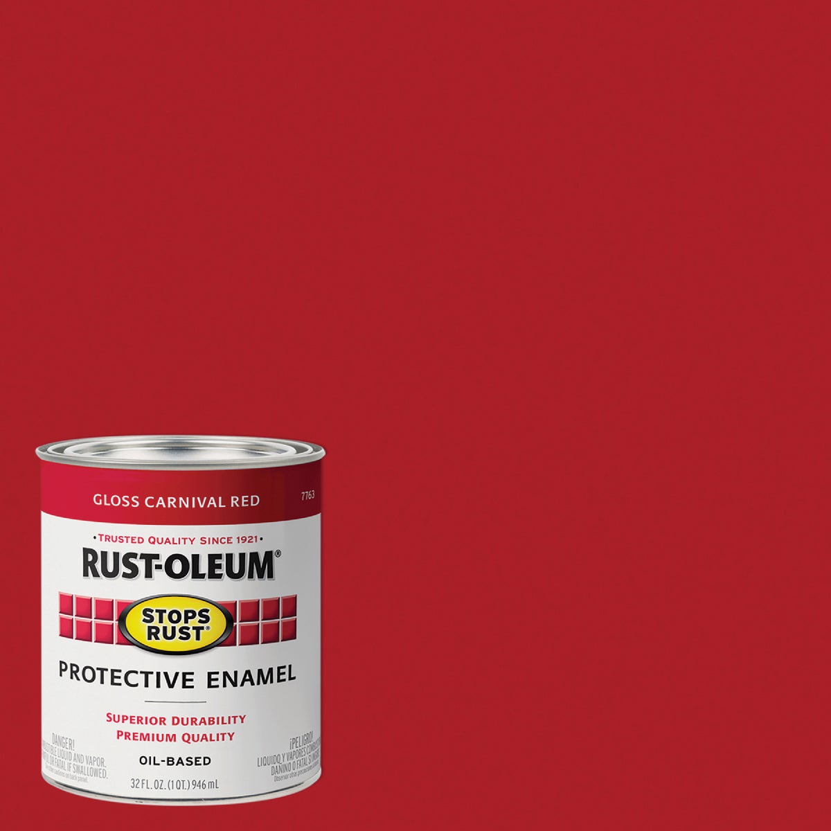 CARNIVAL RED ENAMEL - 7763-502 by Rustoleum