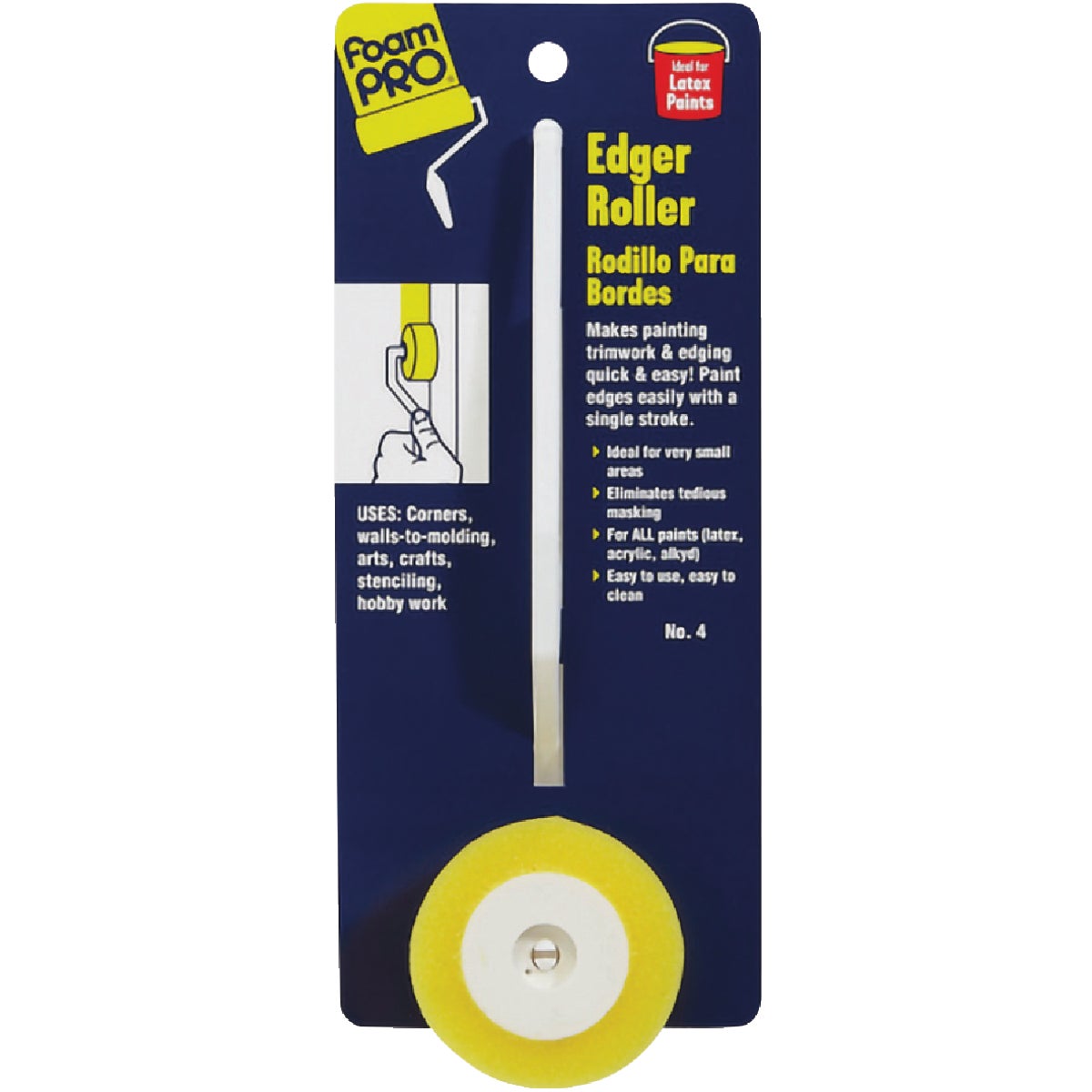 EDGER ROLLER - 4 by Foam Pro Mfg Inc