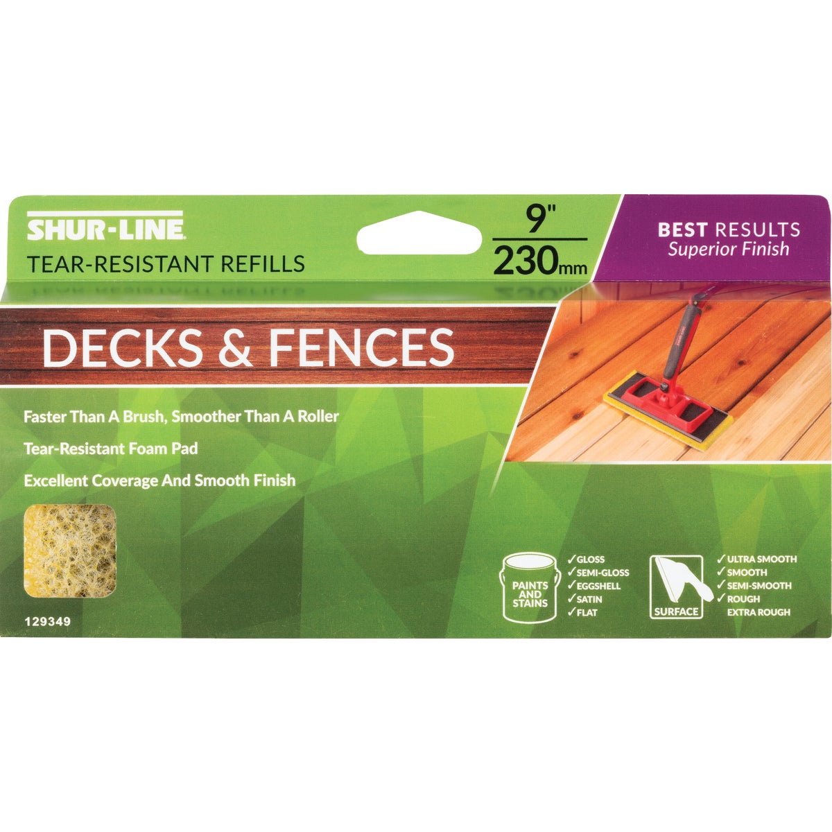 REFILL DECK PAD - 3955109 by Shur Line