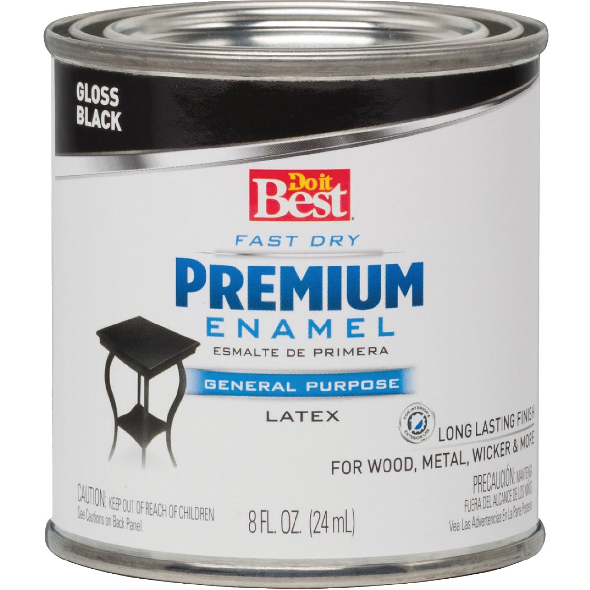 BLACK LATEX ENAMEL - 2100 by Rustoleum