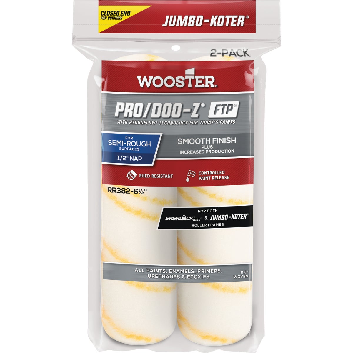6-1/2X1/2 ROLLER COVER - RR303-6-1/2" by Wooster Brush Co