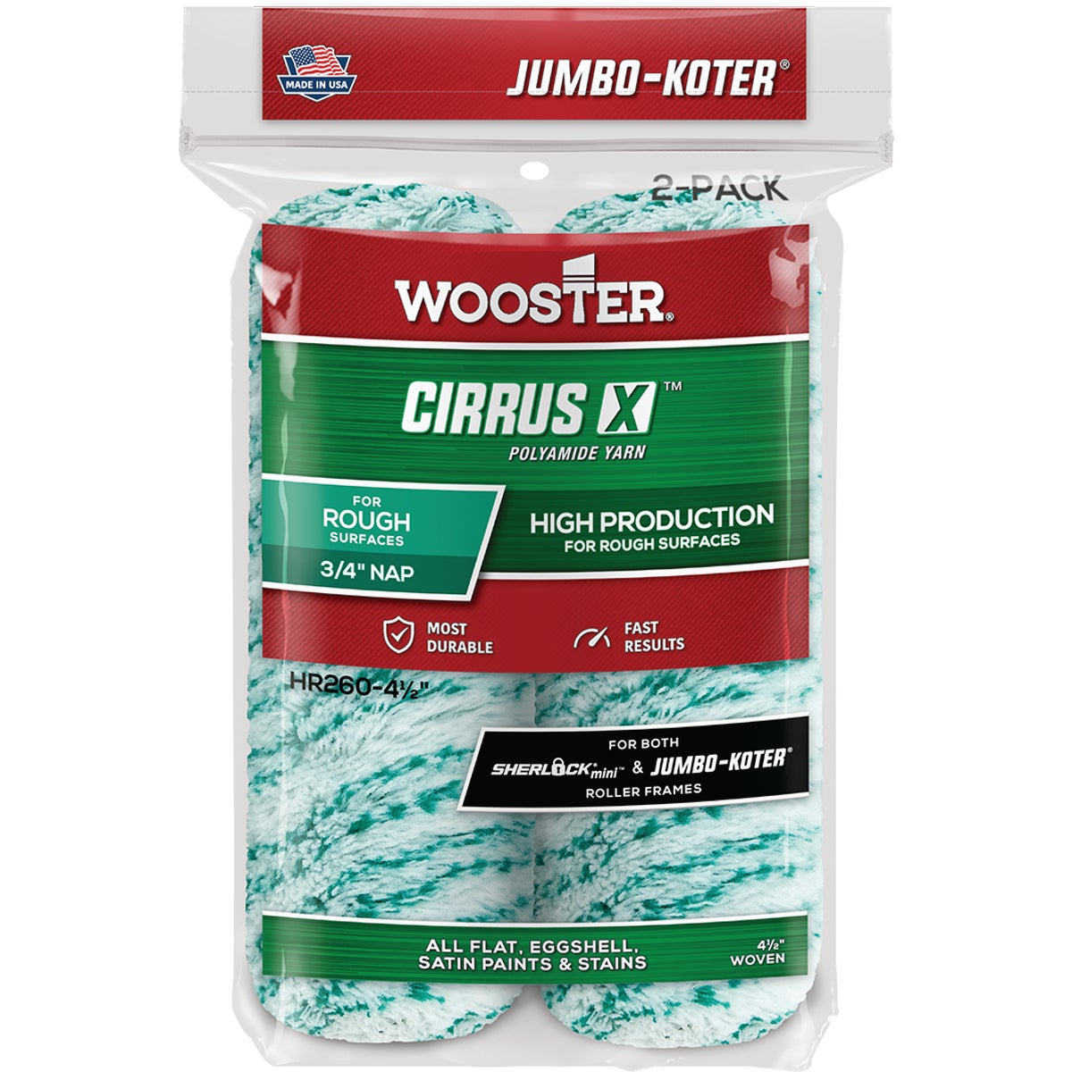4-1/2" S/TW COVER - RR306-4-1/2" by Wooster Brush Co