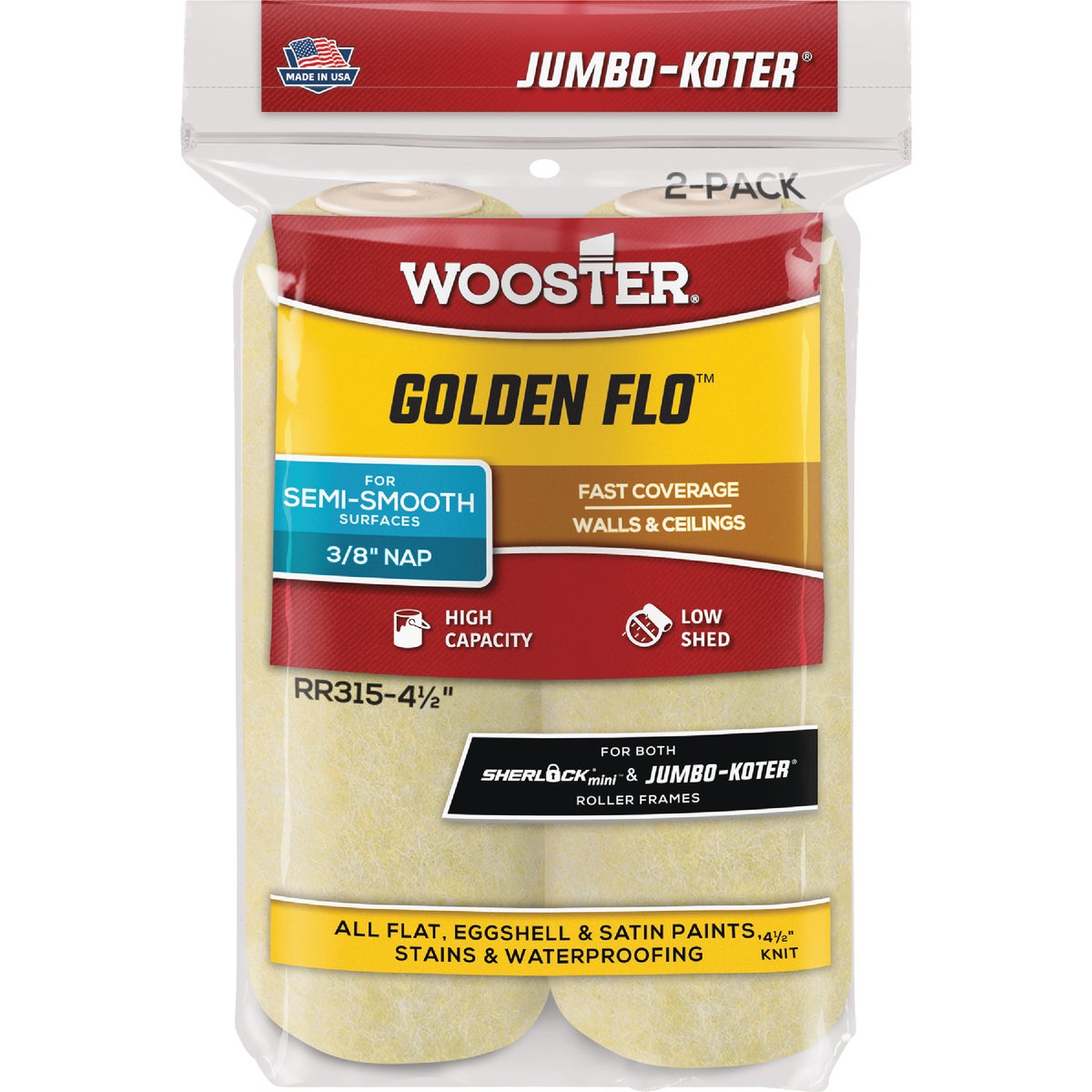 4-1/2X3/8 COVER - RR307-4-1/2" by Wooster Brush Co